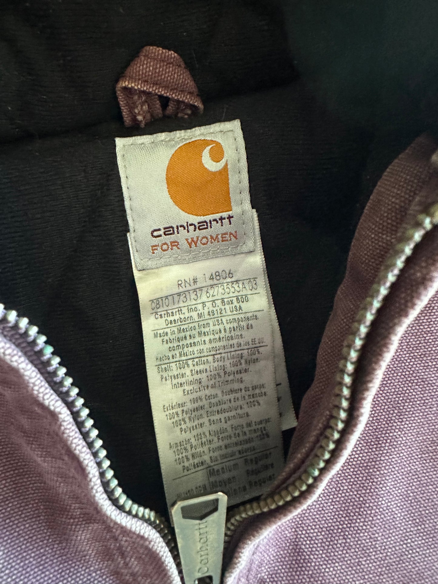 Vintage Purple Carhartt Jacket - M