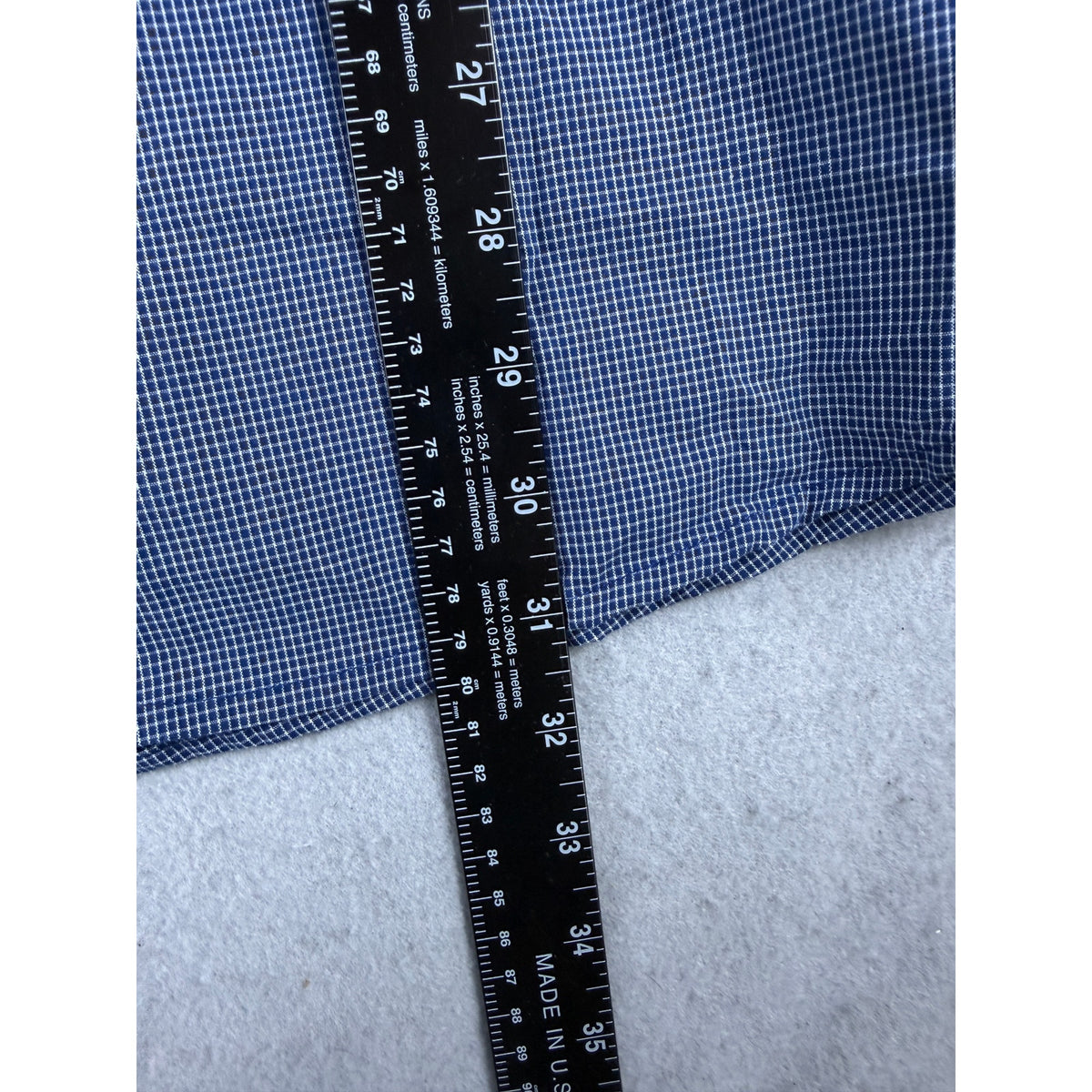IZOD Micro Check Shirt - 4XL