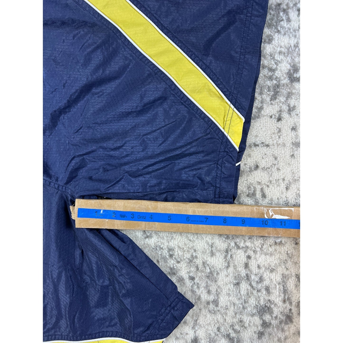 Energy Zone Y2k Stripped Swim Trunks - L