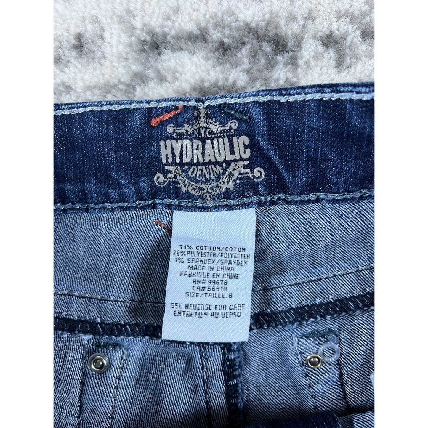 Y2k Hydraulic Bootcut Low Rise Jeans - 8