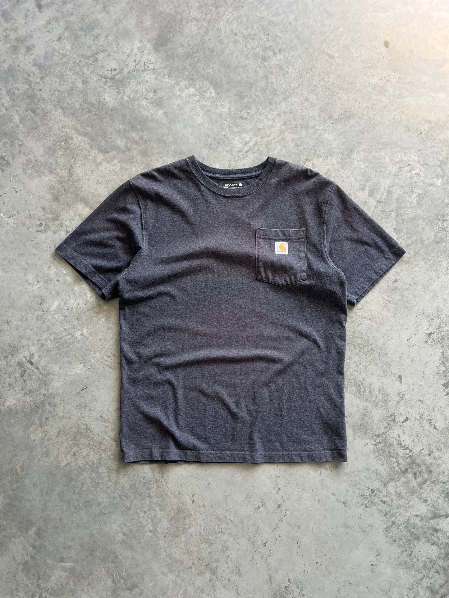 Vintage Dark Grey Carhartt Pocket Shirt - S