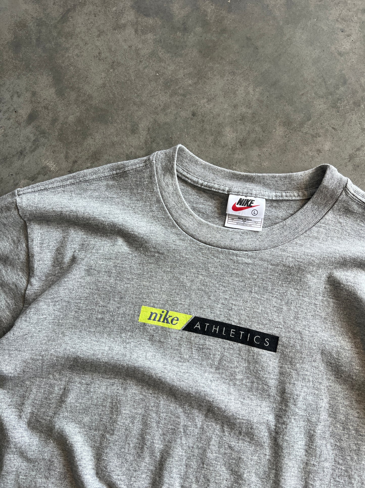Vintage Grey Nike Athletics Shirt - M