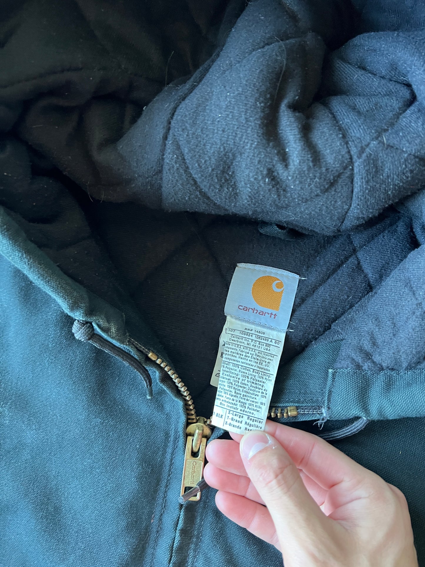 Vintage Black Carhartt Jacket - L