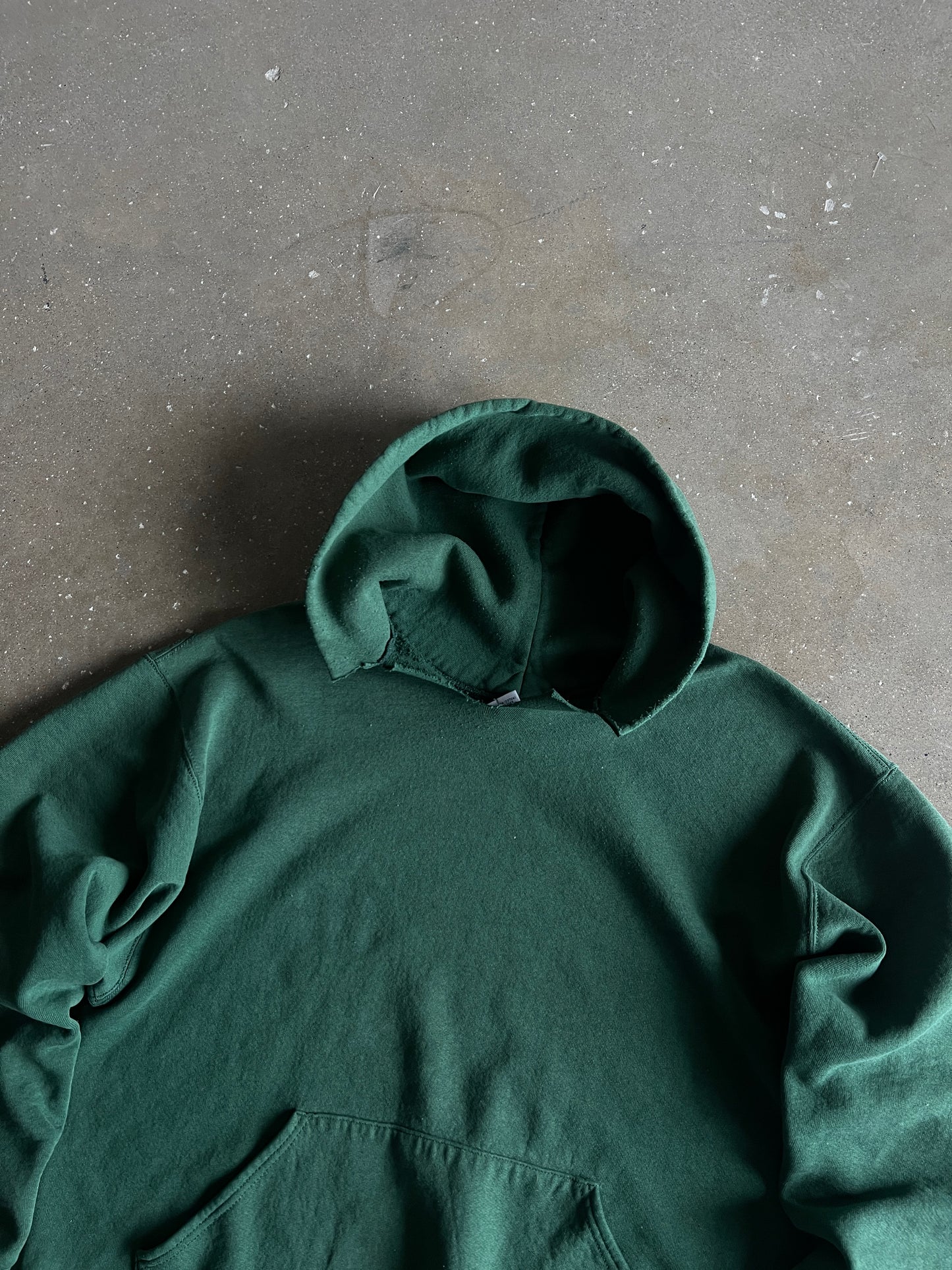 Vintage Green Russell Athletic Hoodie - L