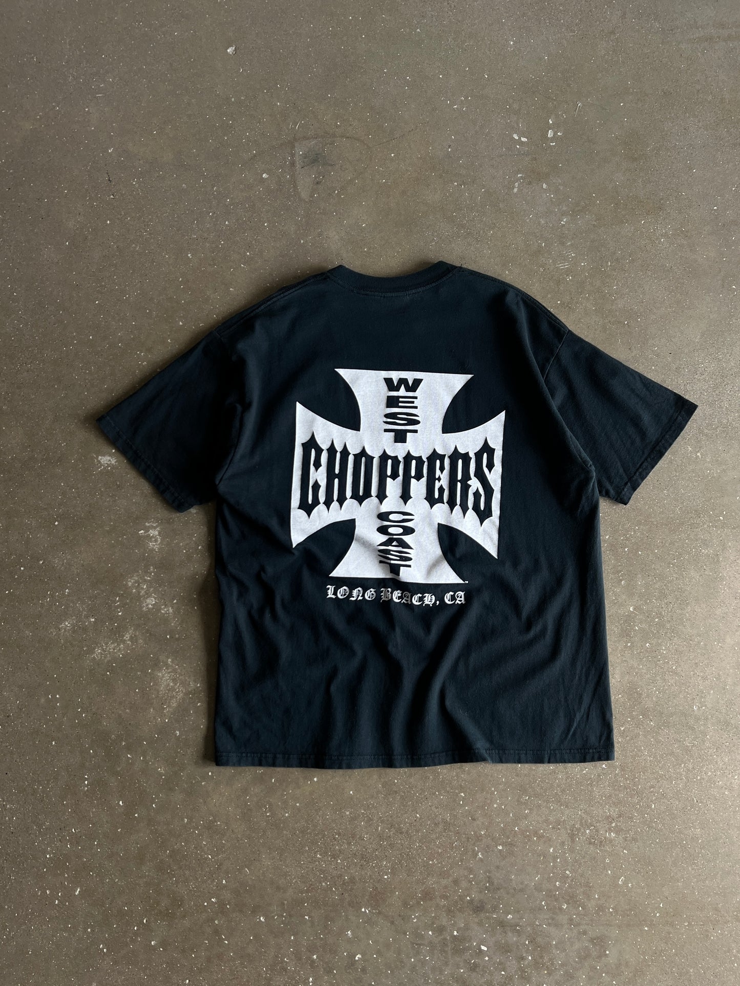 Vintage Black Wast Coast Choppers Shirt - XL