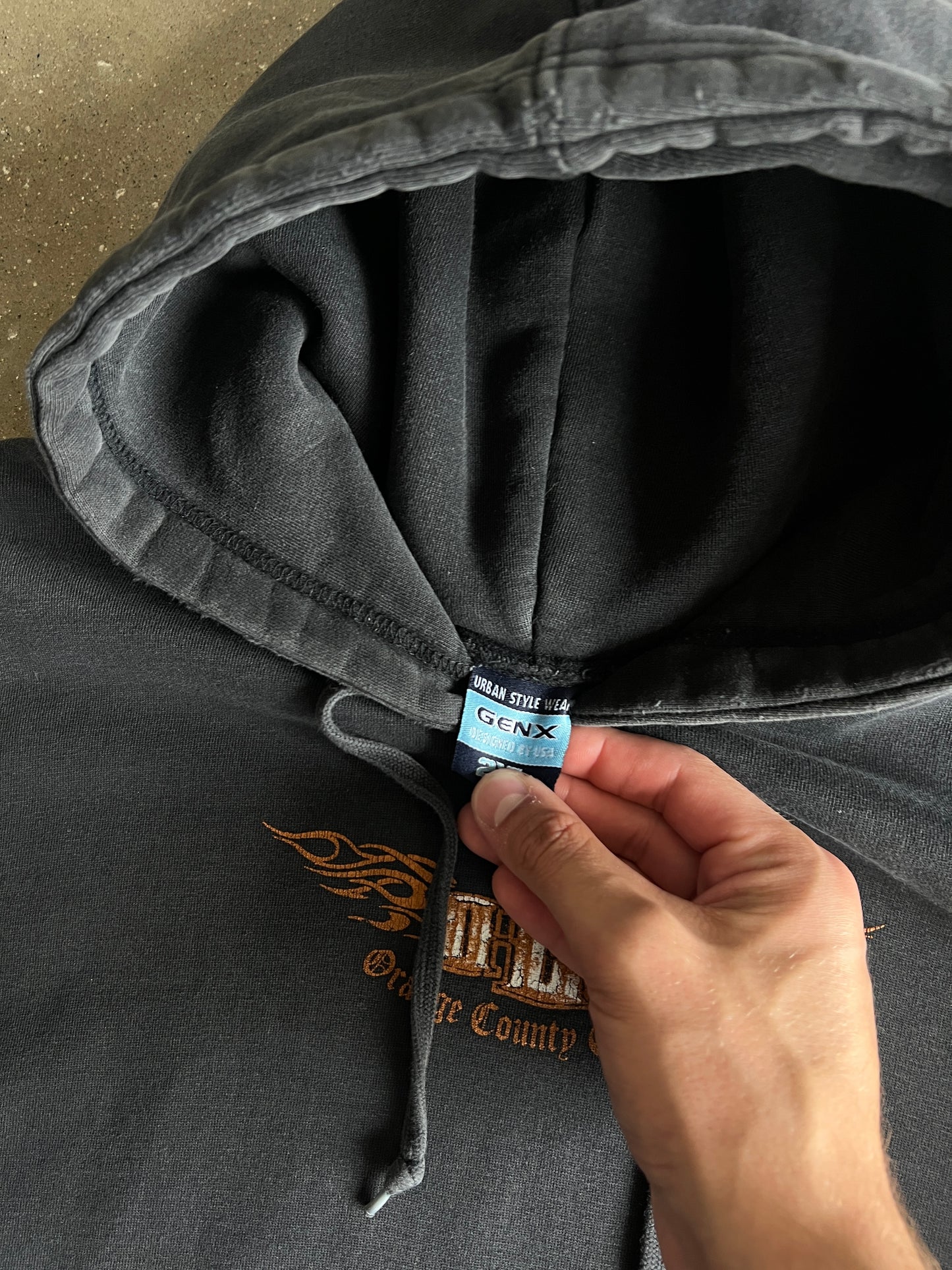 Vintage Orange County Choppers Hoodie - L