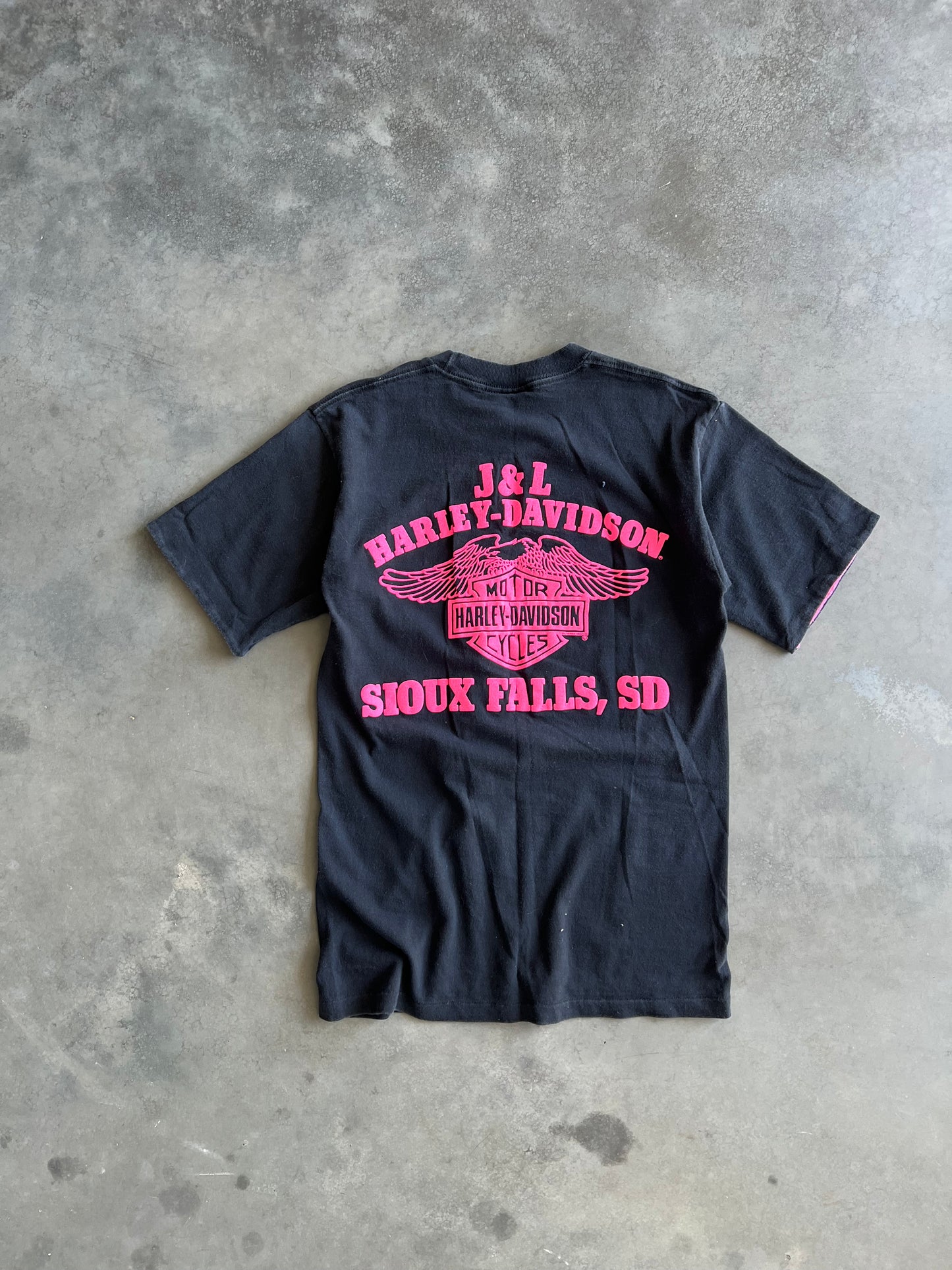Vintage Black Harley Davidson Shirt - M