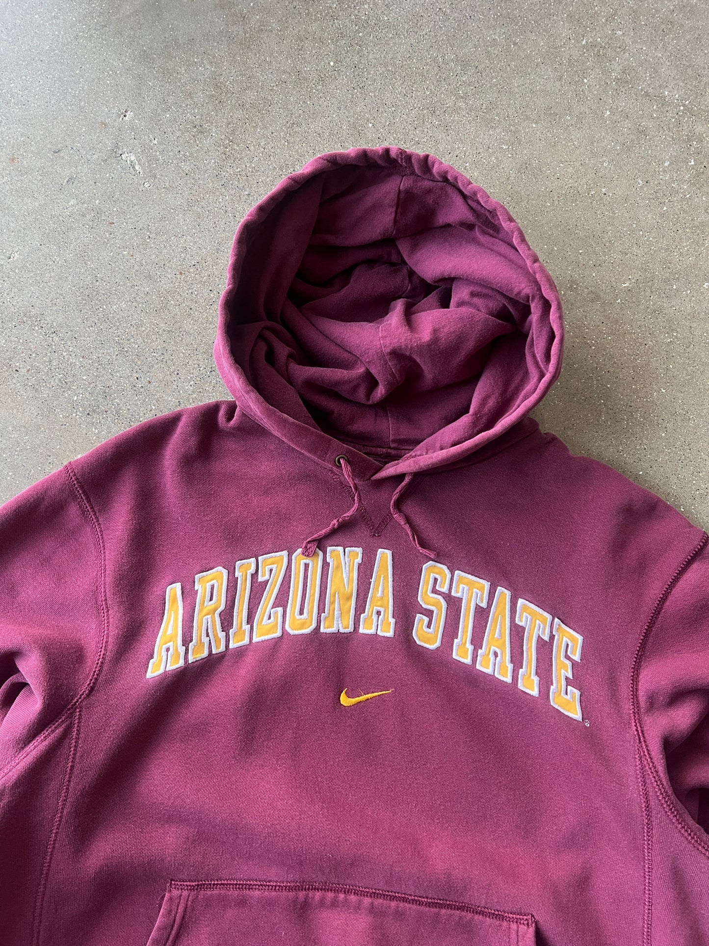 Vintage Maroon Nike Arizona State Hoodie - S