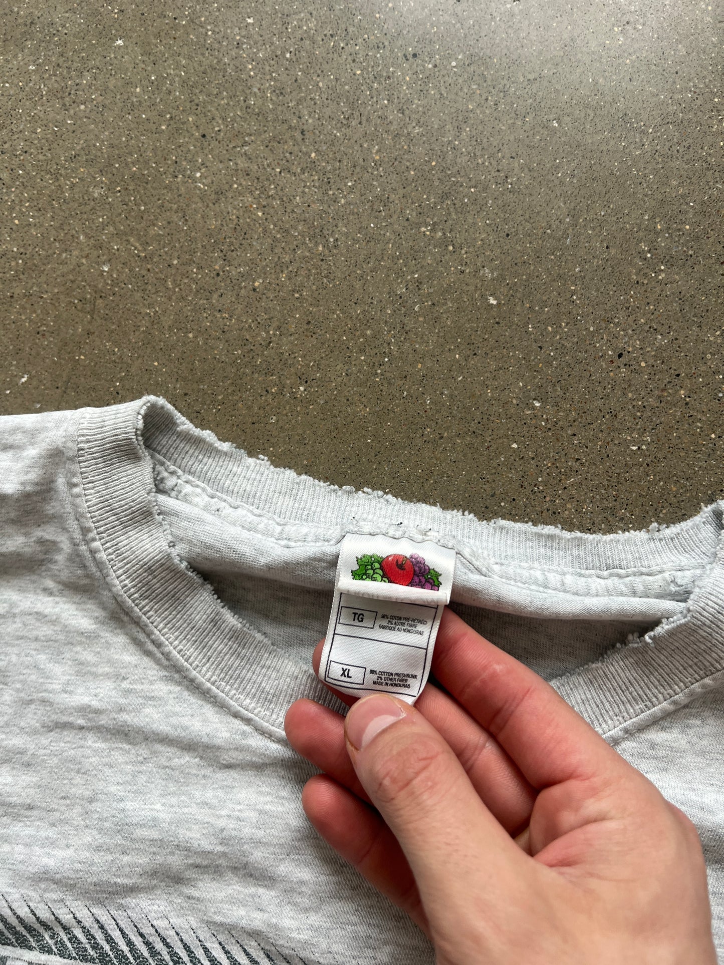 Vintage Thrashed White Fox Racing Shirt - XL