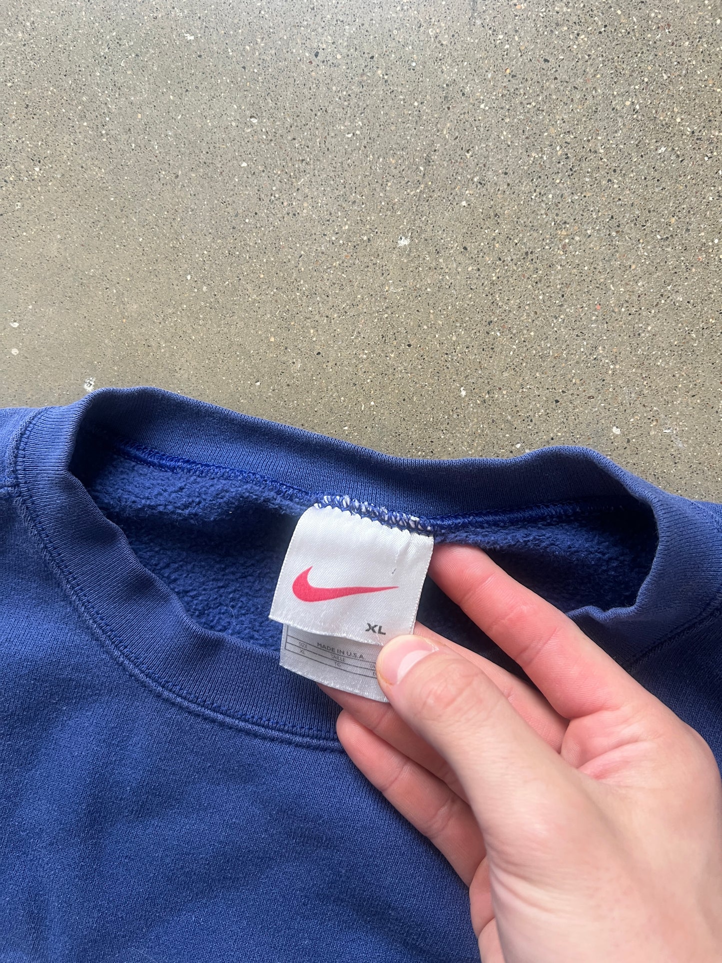 Vintage Blue Nike Athletic Crew - XL