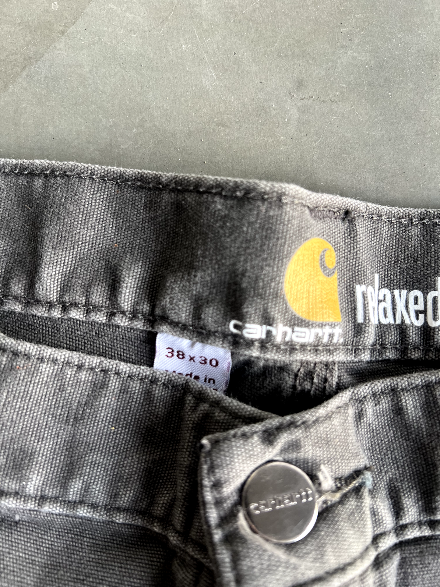 Vintage Grey Carhartt Pants - 38x30
