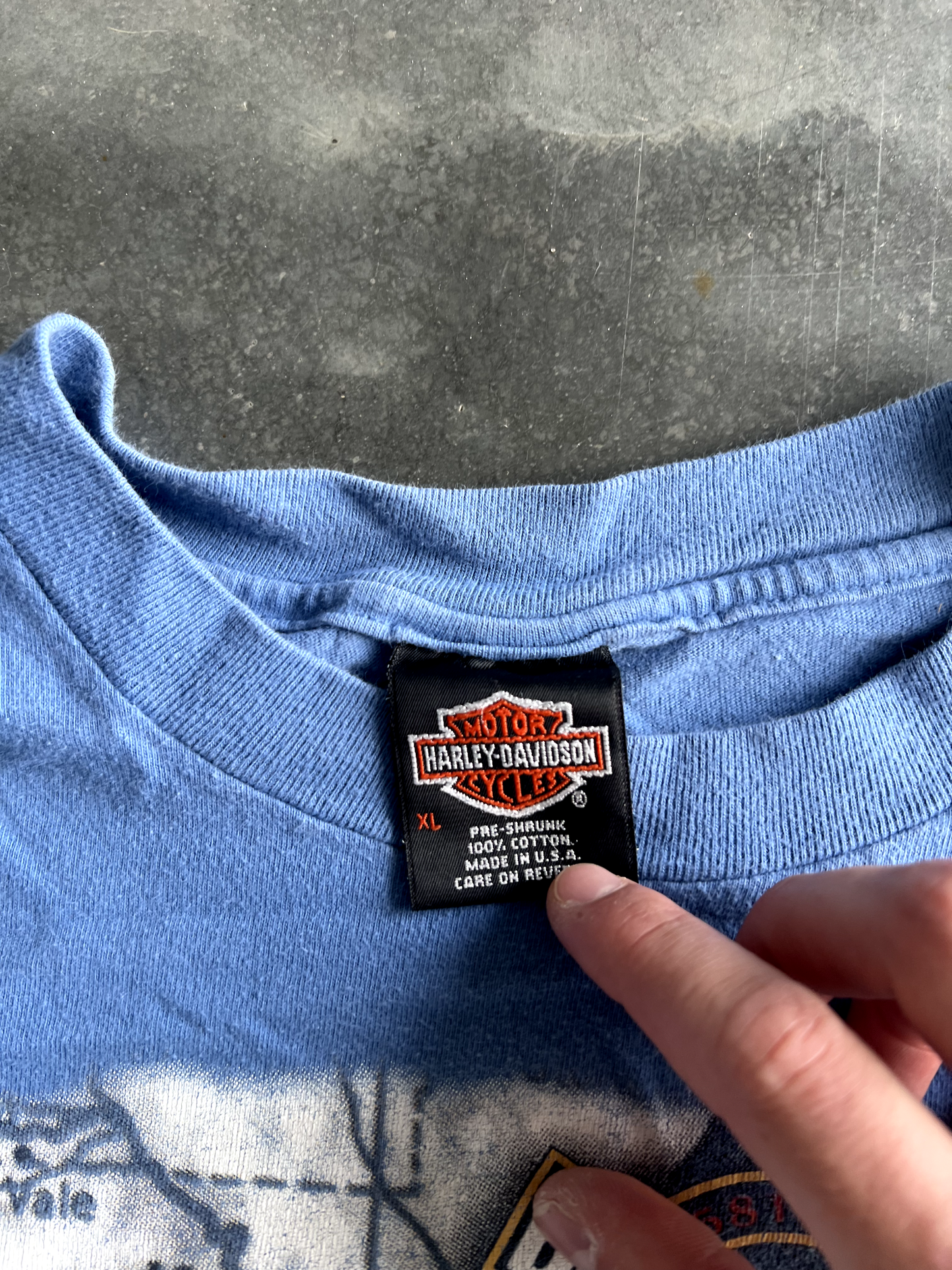 Vintage Blue Sturgis Tee - XL