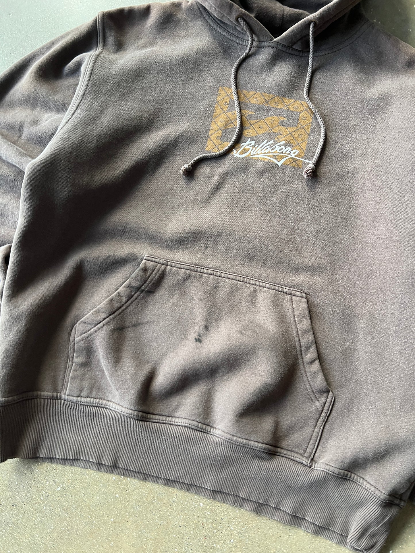 Vintage Brown Billabong Hoodie - M