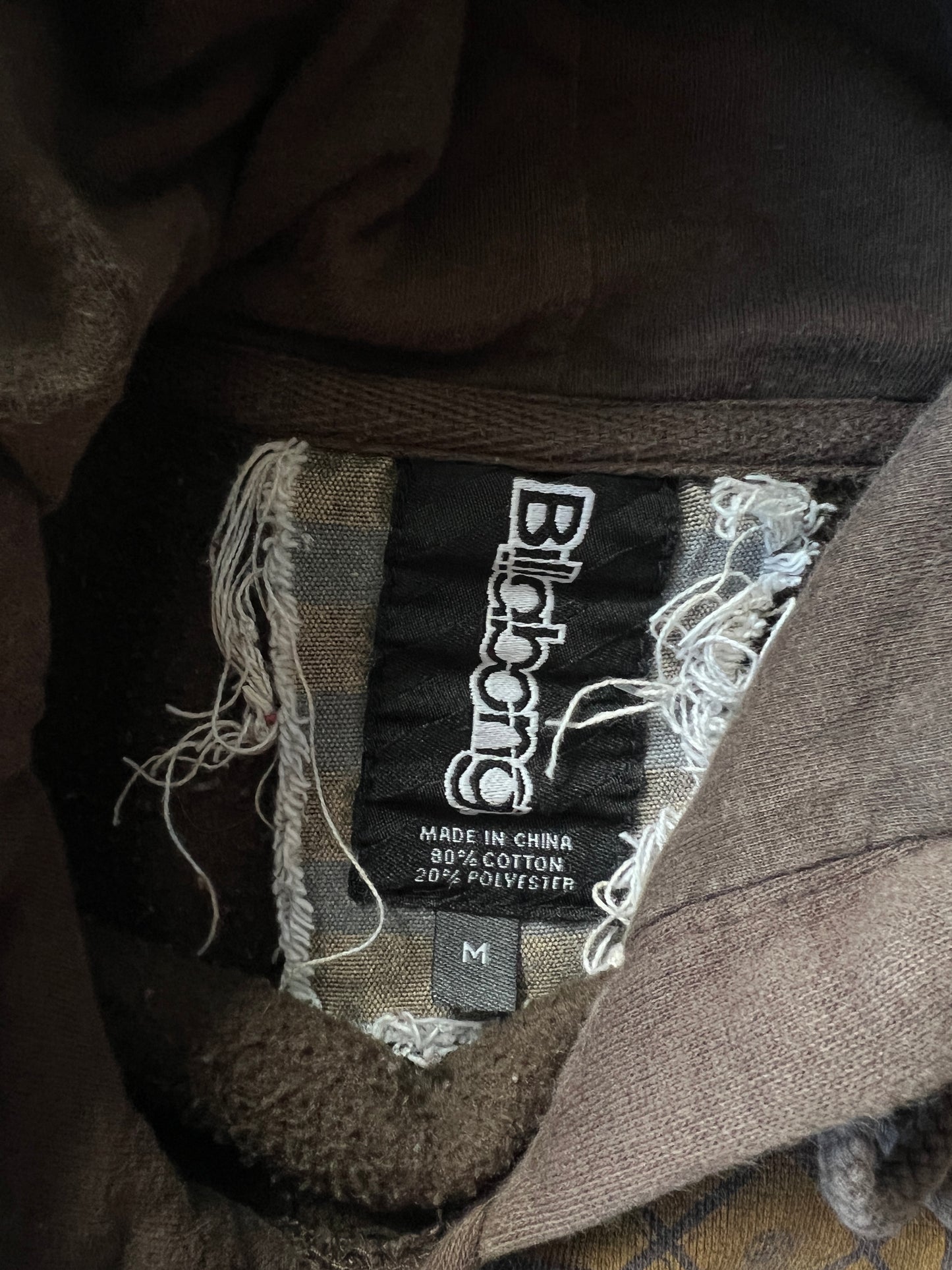Vintage Brown Billabong Hoodie - M