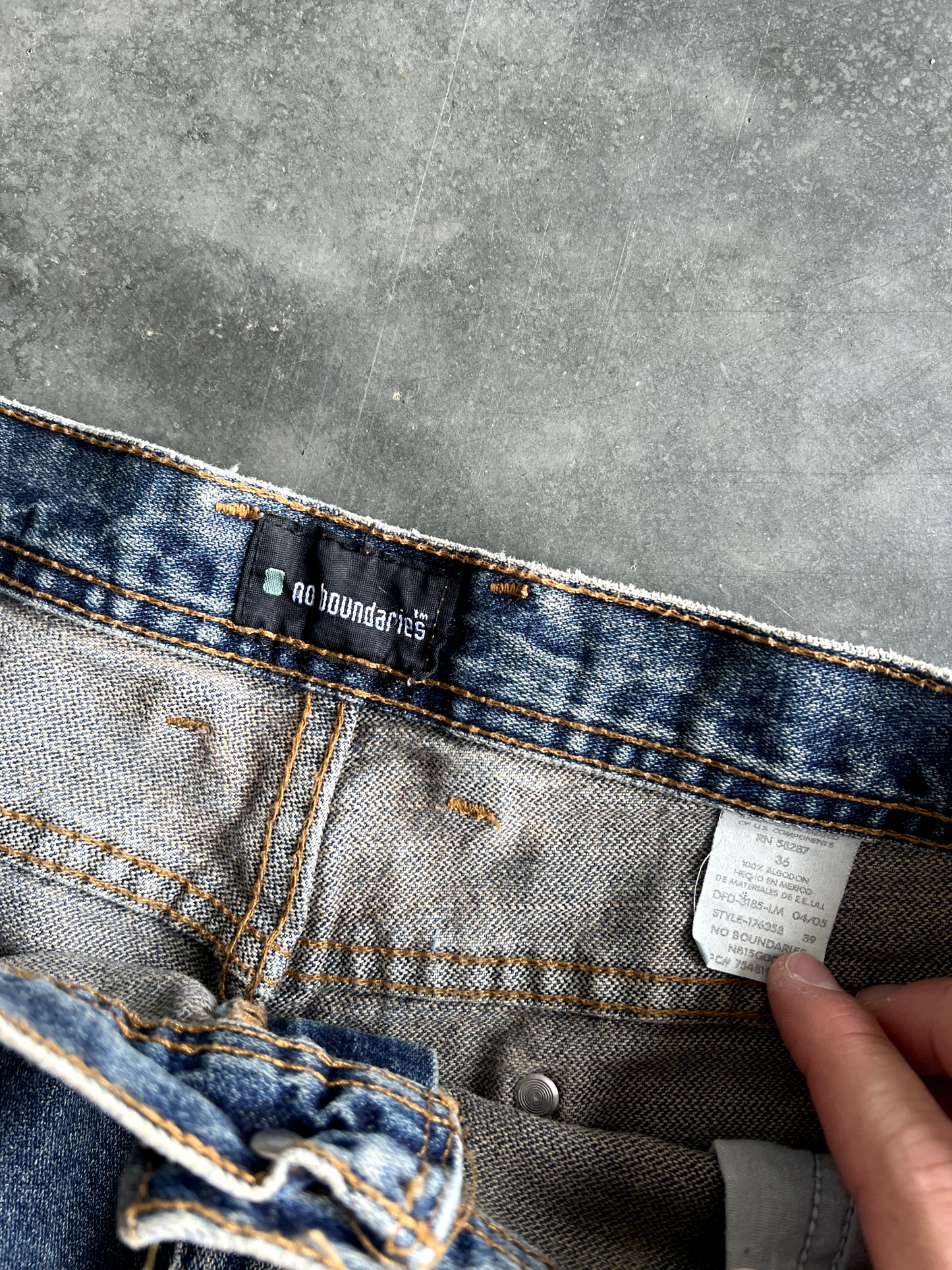 Vintage Denim Blue Shorts - 36