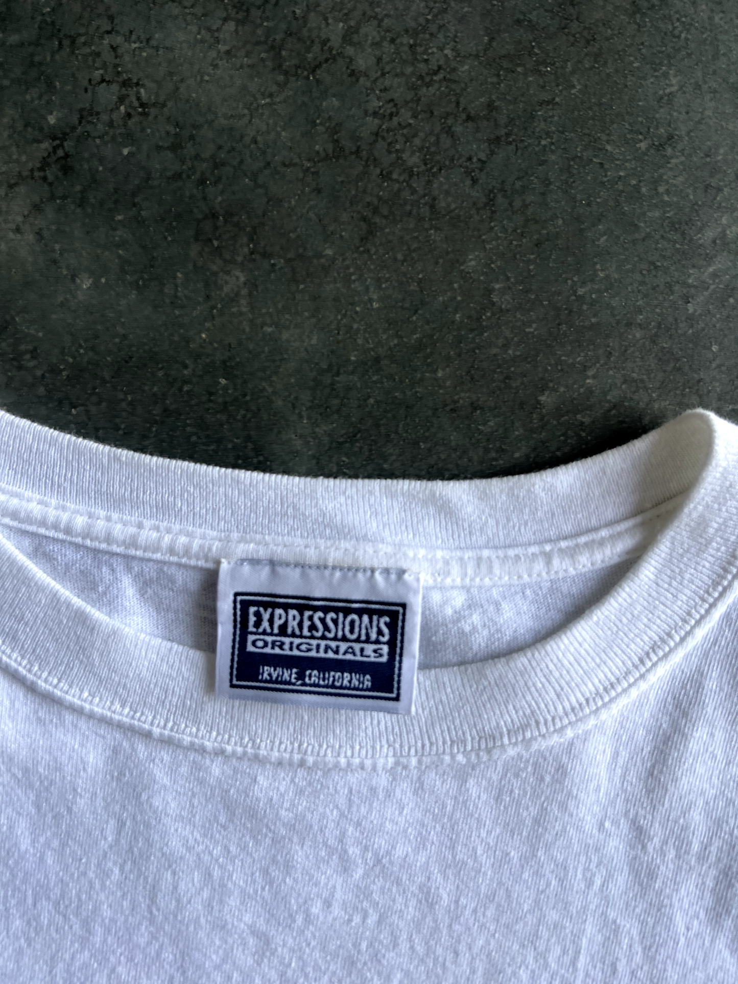 Vintage White America Graphic Tee - M