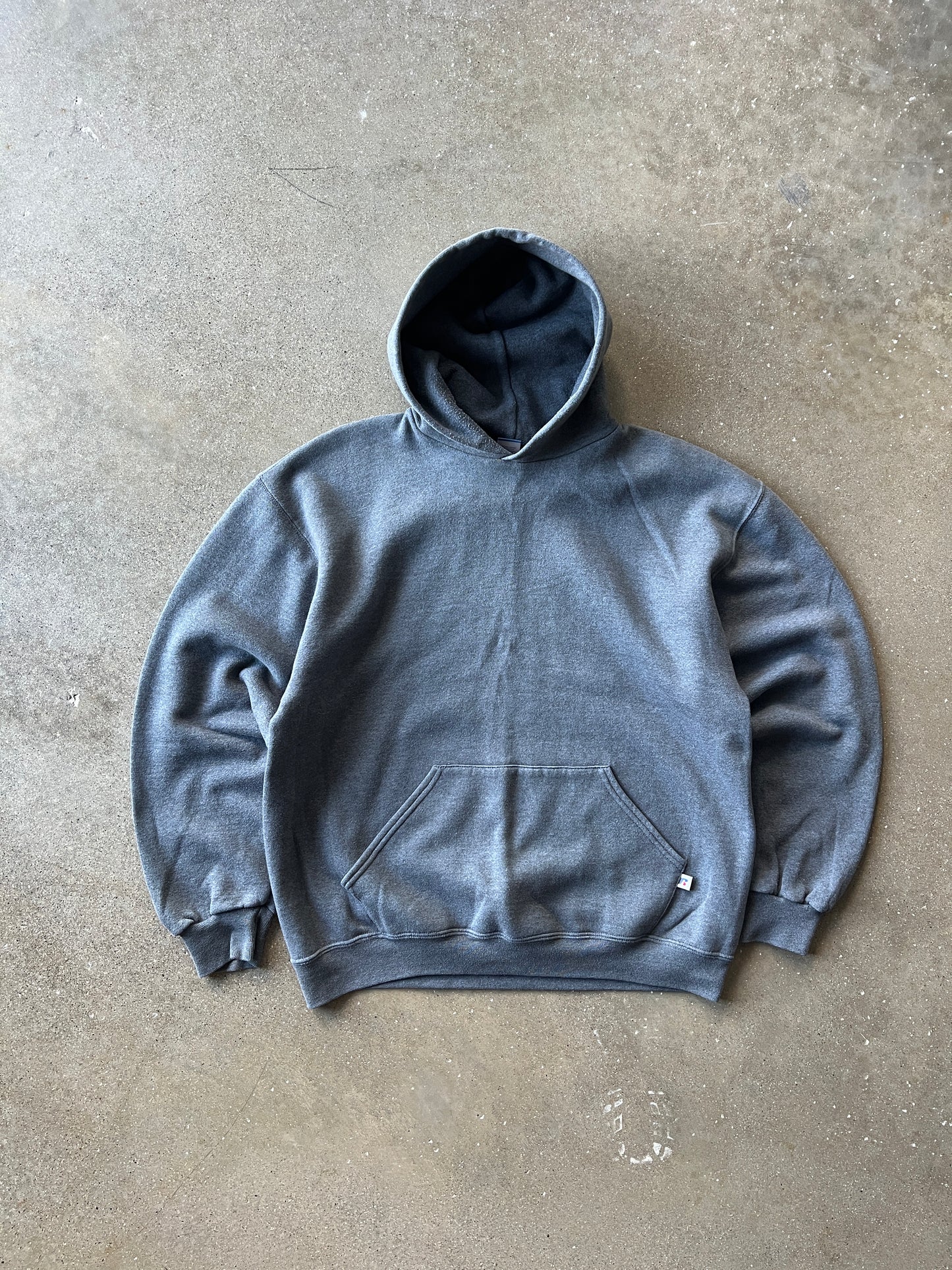 Vintage Grey Russell Athletic Hoodie - L