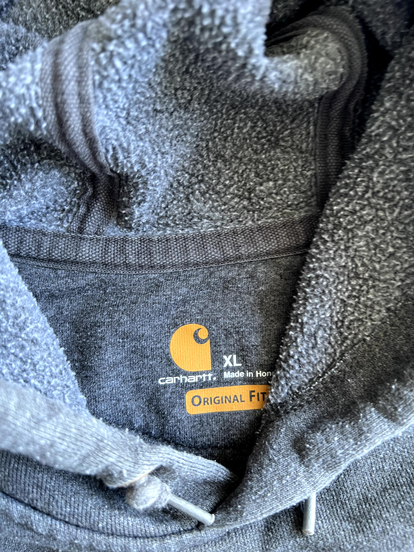 Vintage Grey Carhartt Hoodie - XL
