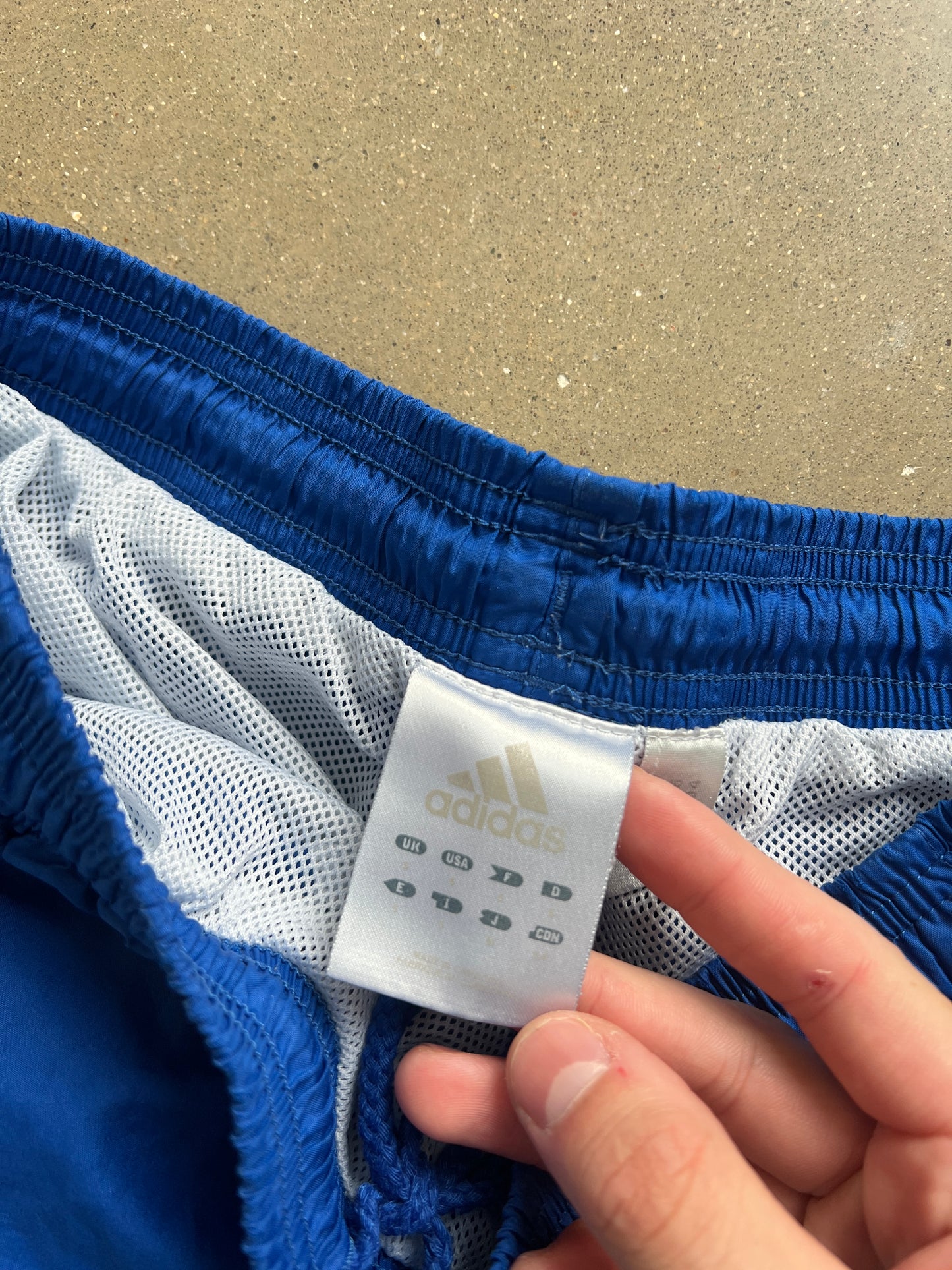 Vintage Blue Adidas Track Pants - S