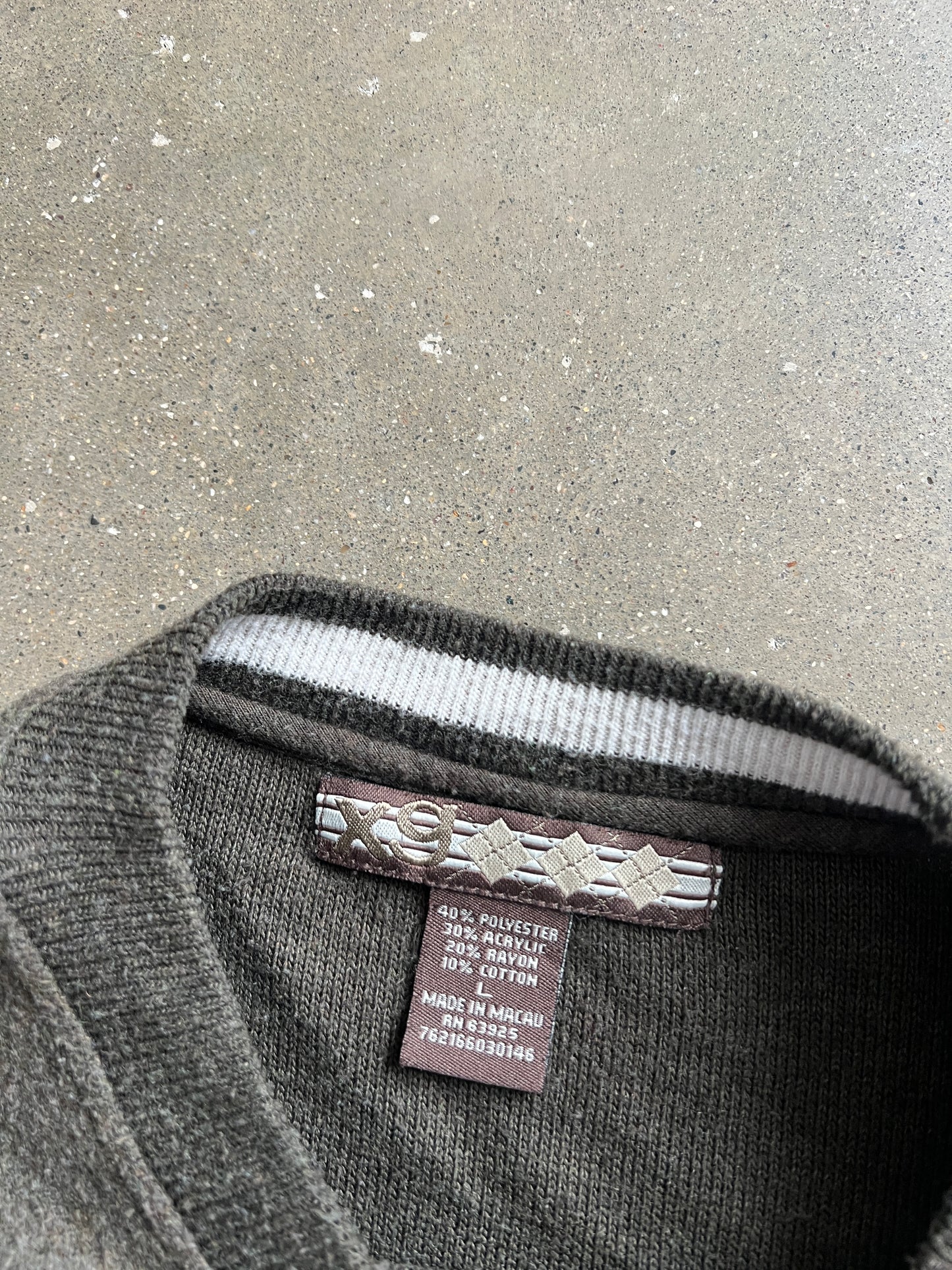 Vintage Brown Stripped Sweater - L