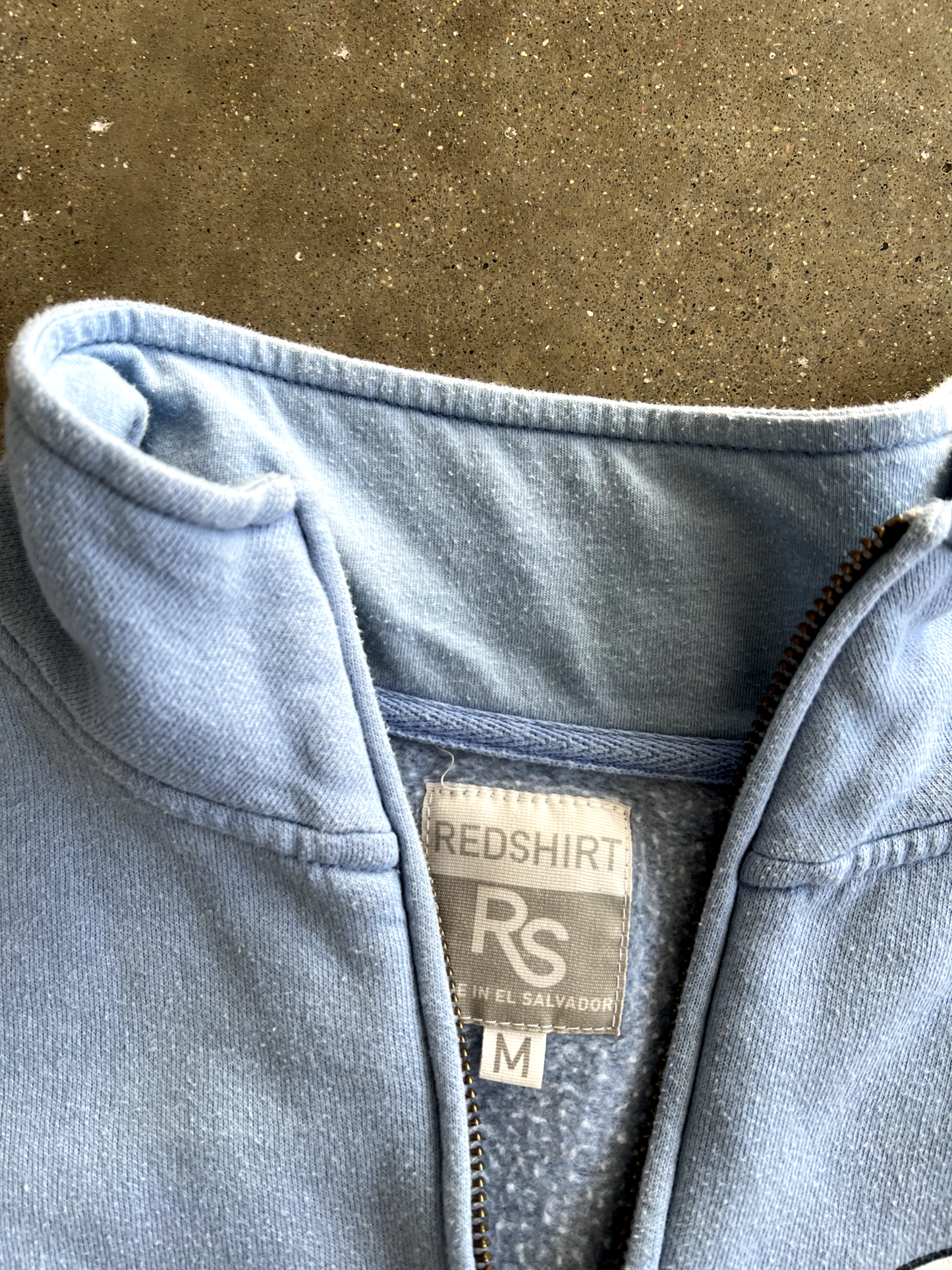 Vintage Blue North Carolina Quarter Zip - M