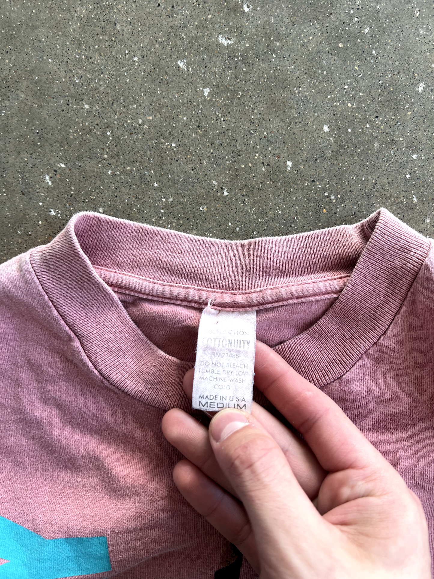 Vintage Pink Country Boys Graphic Tee - M