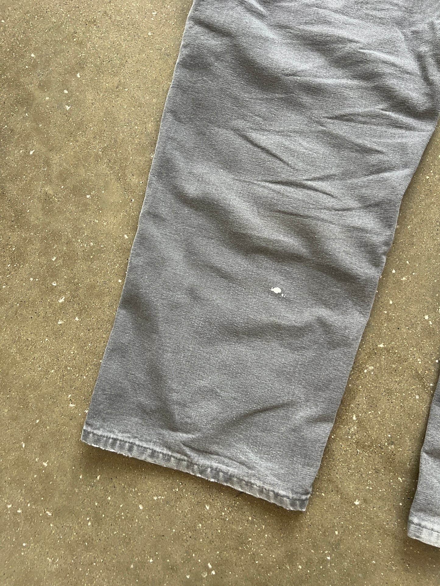 Vintage Gravel Grey Carhartt Double Knee Pants - 34