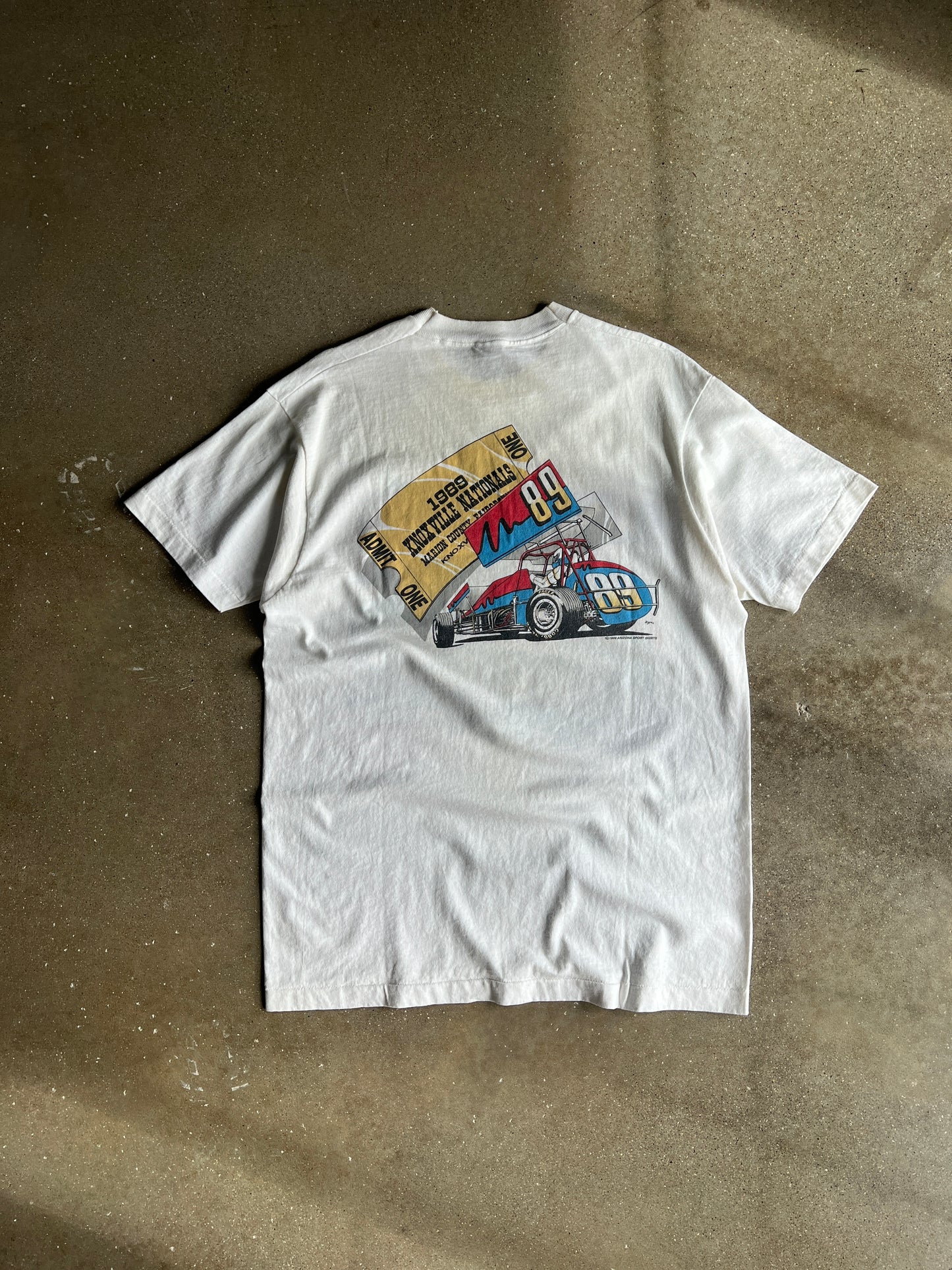 Vintage Knoxville Nationals Car Shirt - L
