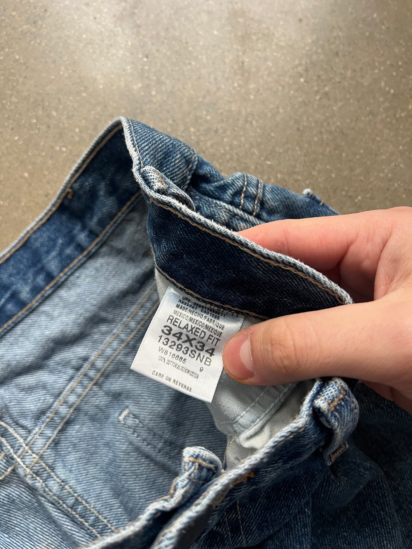 Vintage Denim Blue Dickie Pants - 34