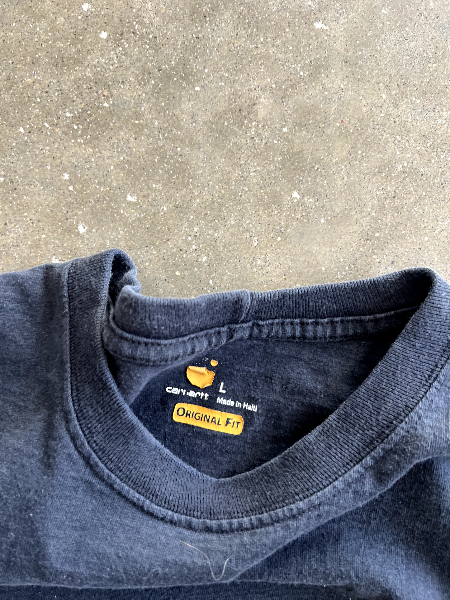 Vintage Black Carhartt Tee - L