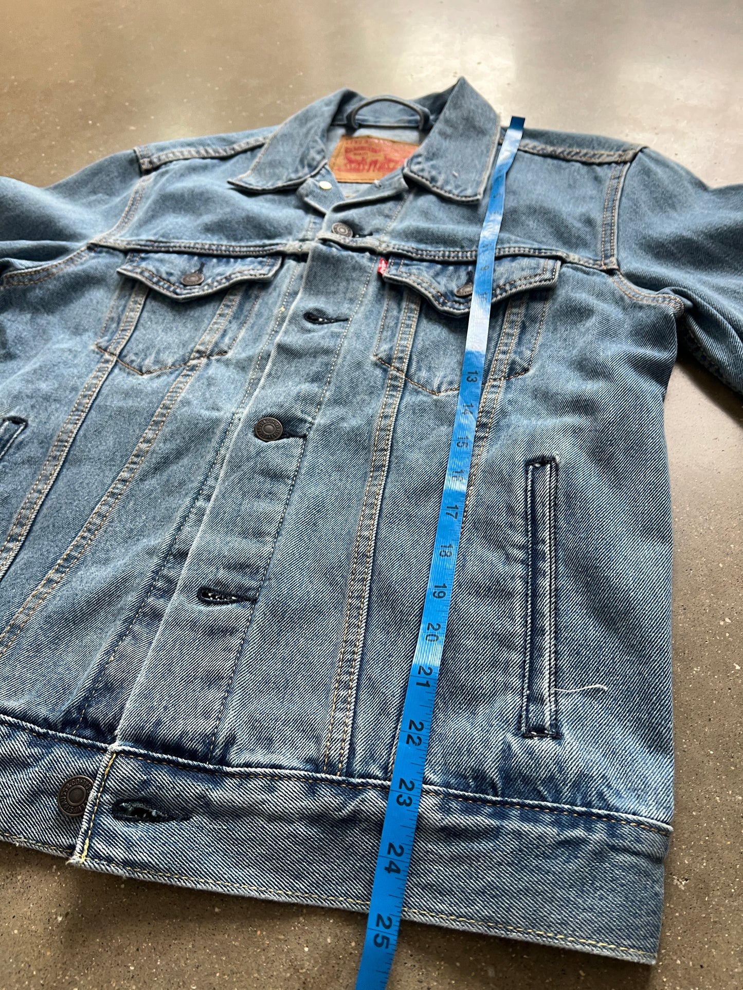 Vintage Denim Blue Levi Jacket - S