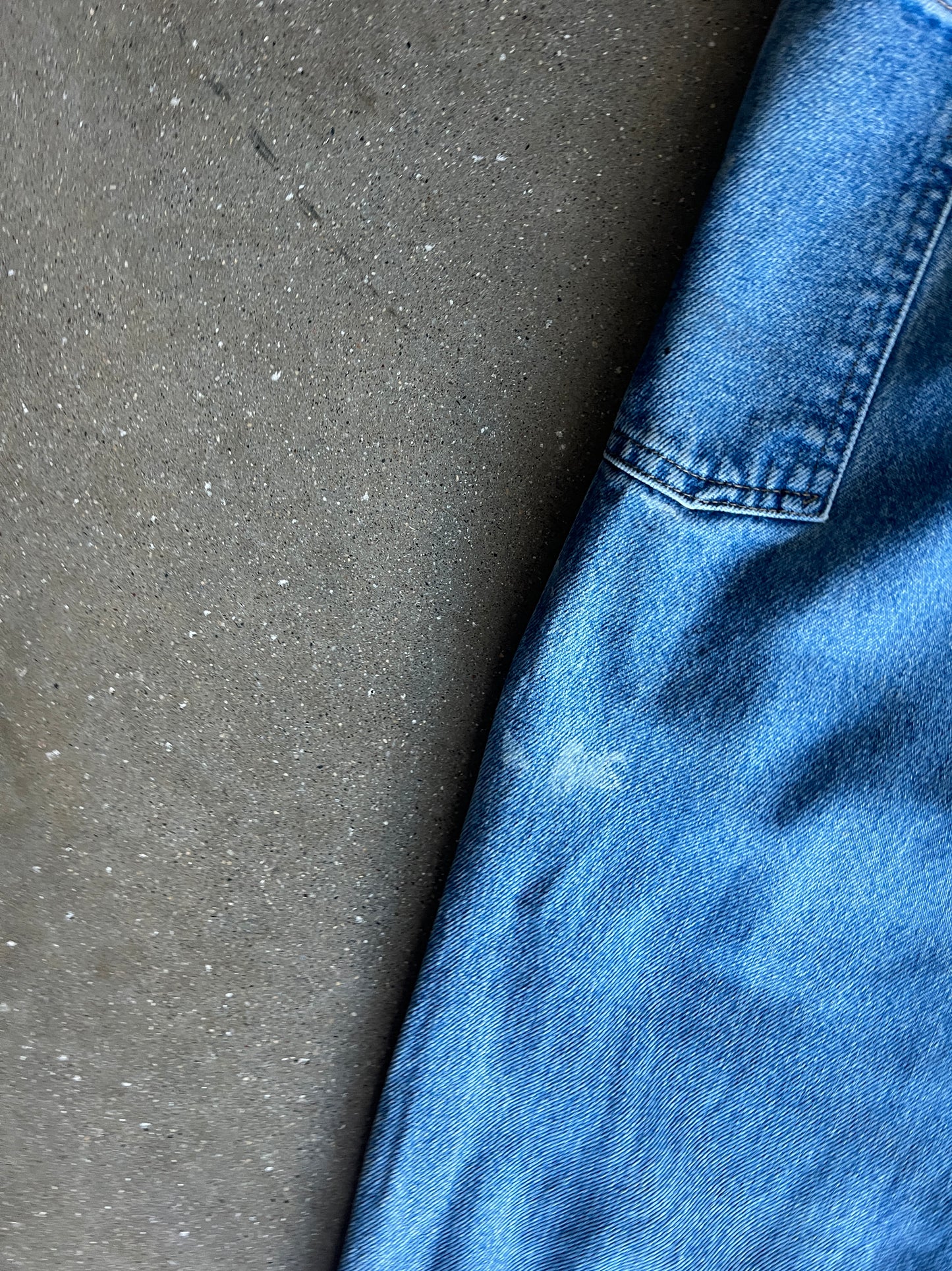 Vintage Faded Blue Carhartt Double Knees - 34x34