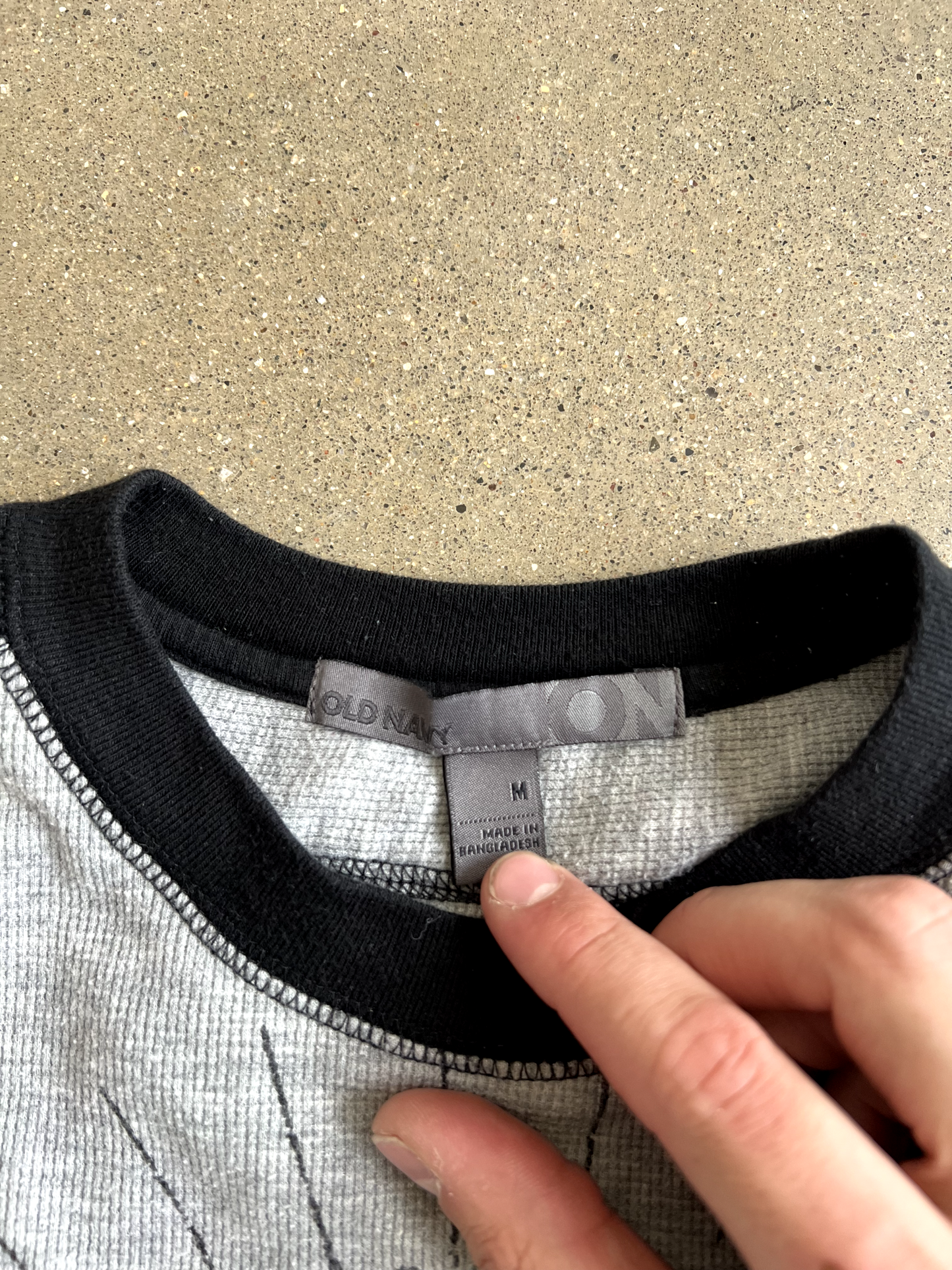 Vintage Grey Skull Long Sleeve - M
