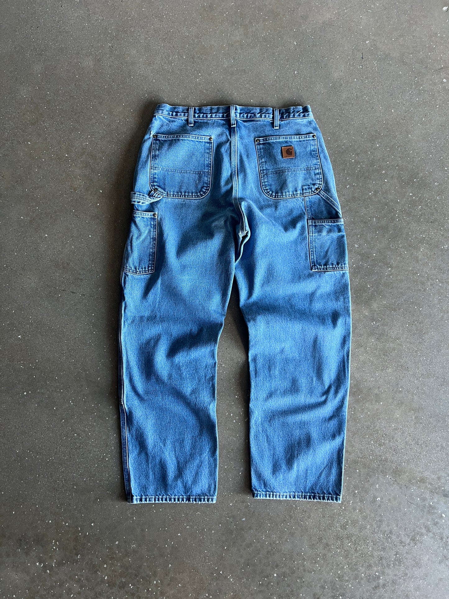 Vintage Light Blue Carhartt Double Knee Pants - 36x32