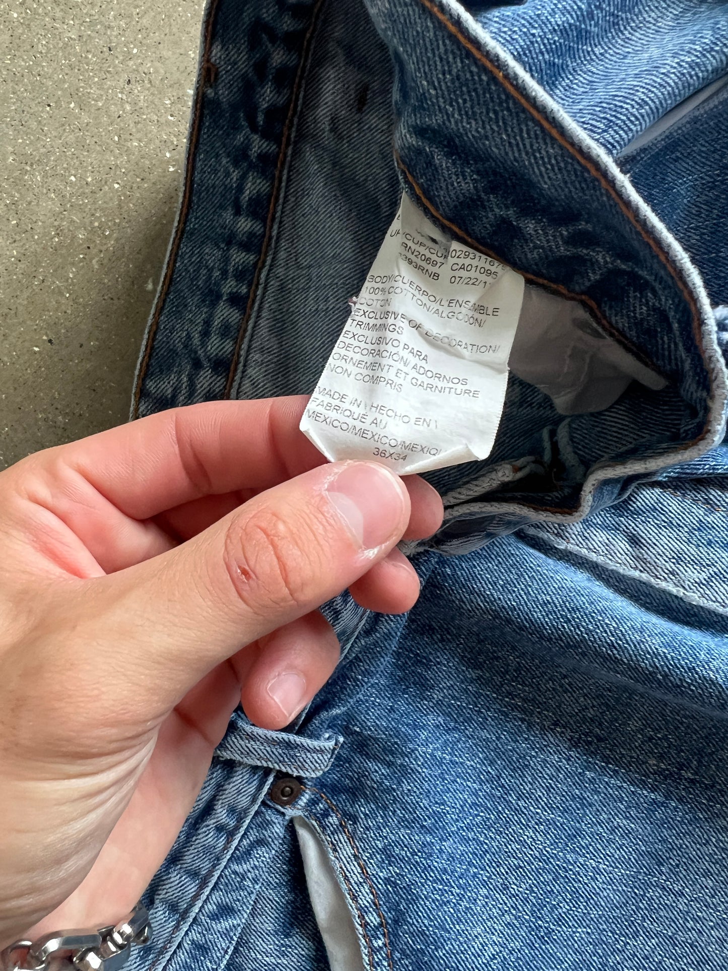 Vintage Faded Blue Dickies Pants - 36x34