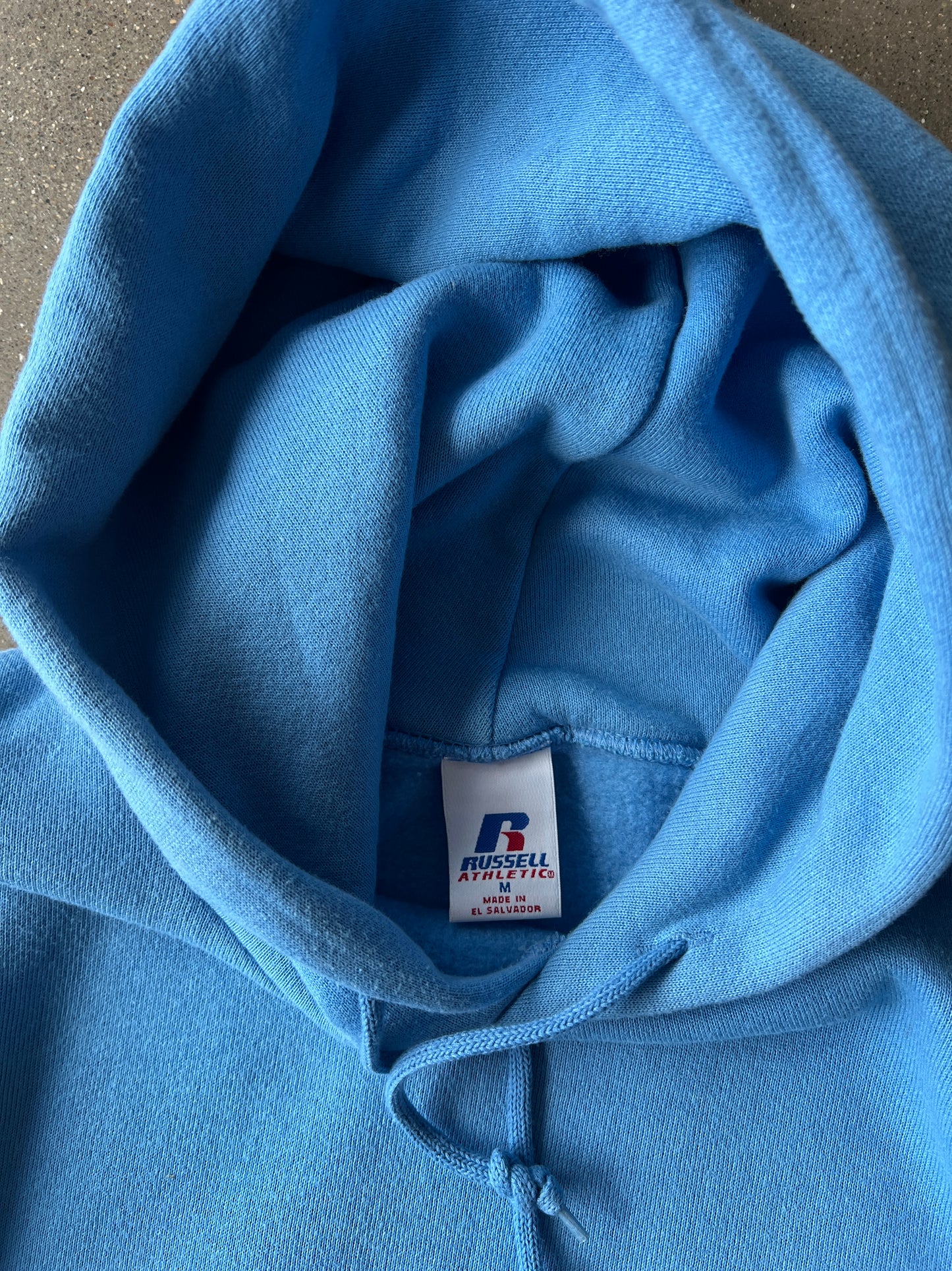 Vintage Sky Blue Russell Athletic Hoodie - M