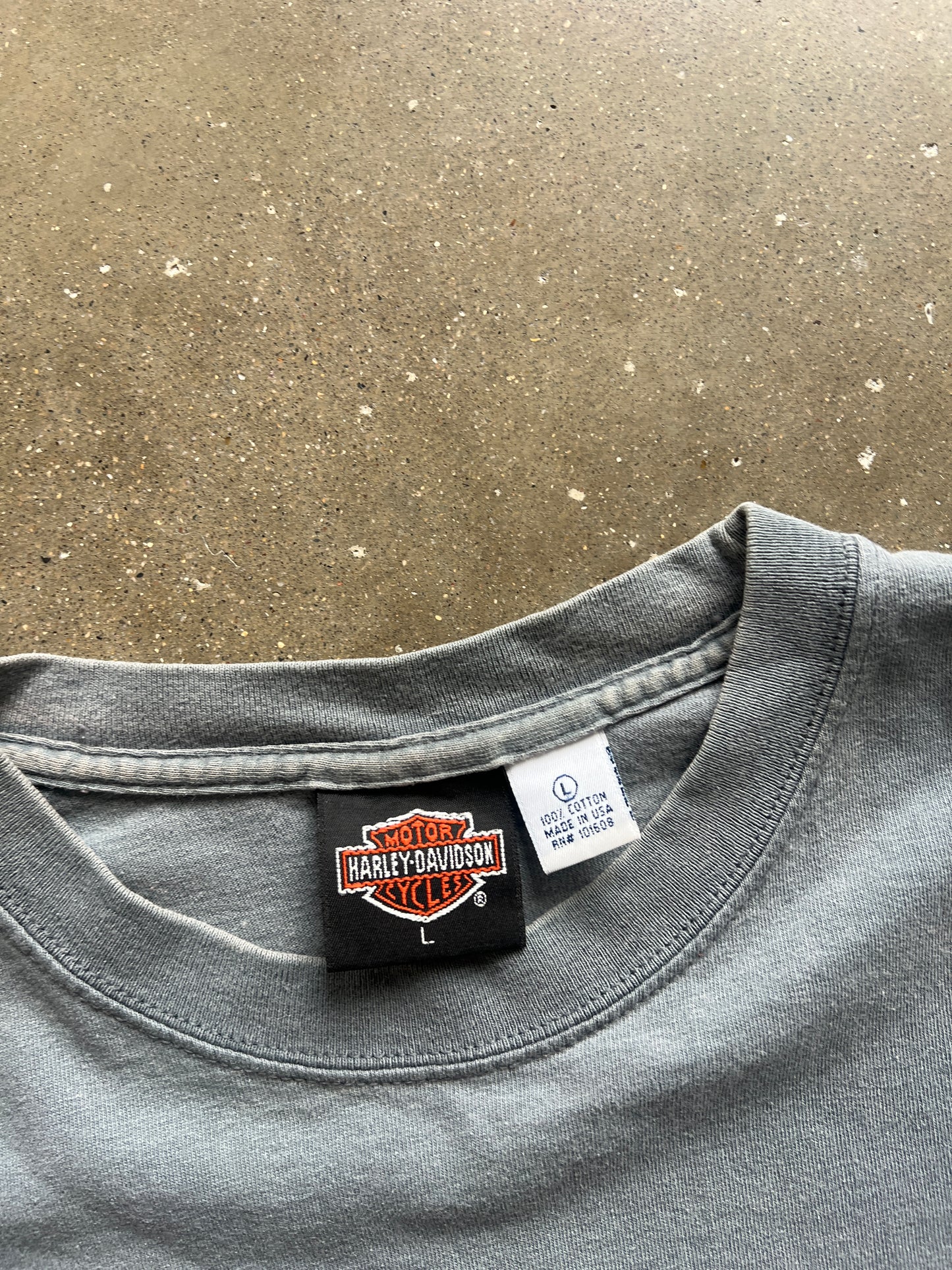 Vintage Gray Harley Davidson T-Shirt - L