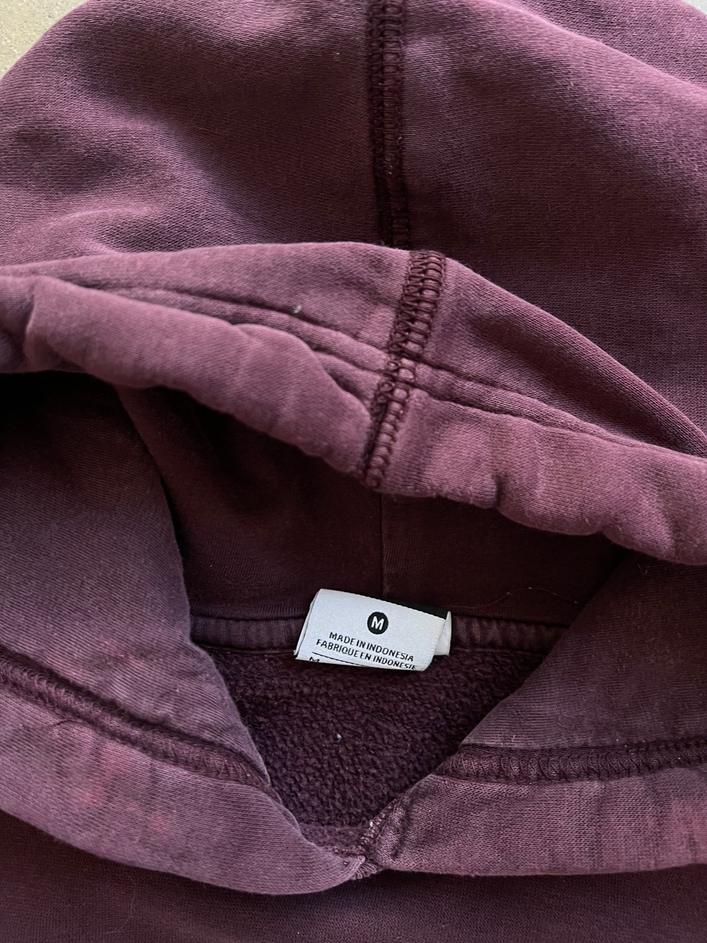 Vintage Brown Nike Spellout Hoodie - M