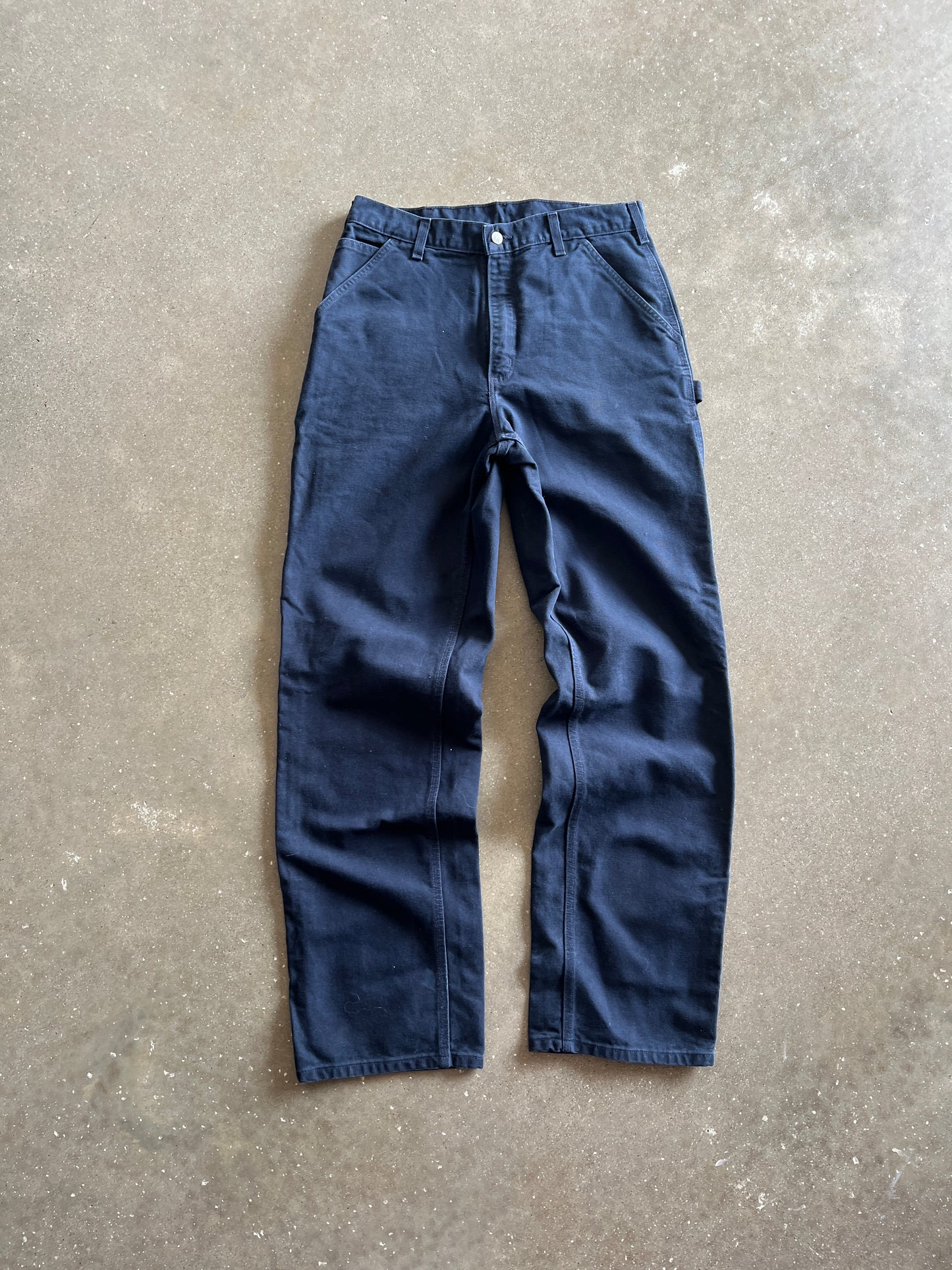 Vintage Nay Blue Carhartt Pants - 33x34