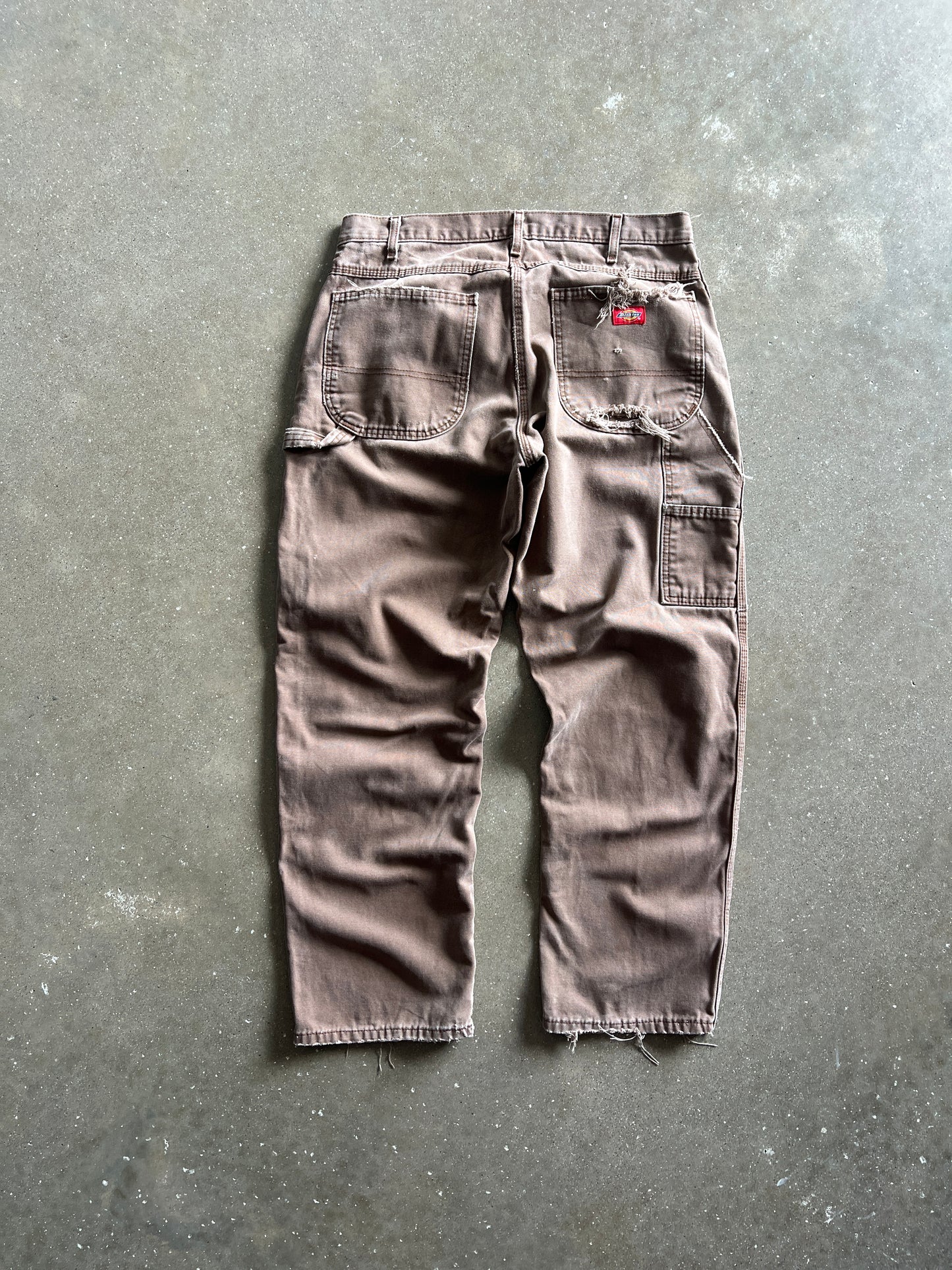 Vintage Distressed Brown Dickies Pants - 36x30