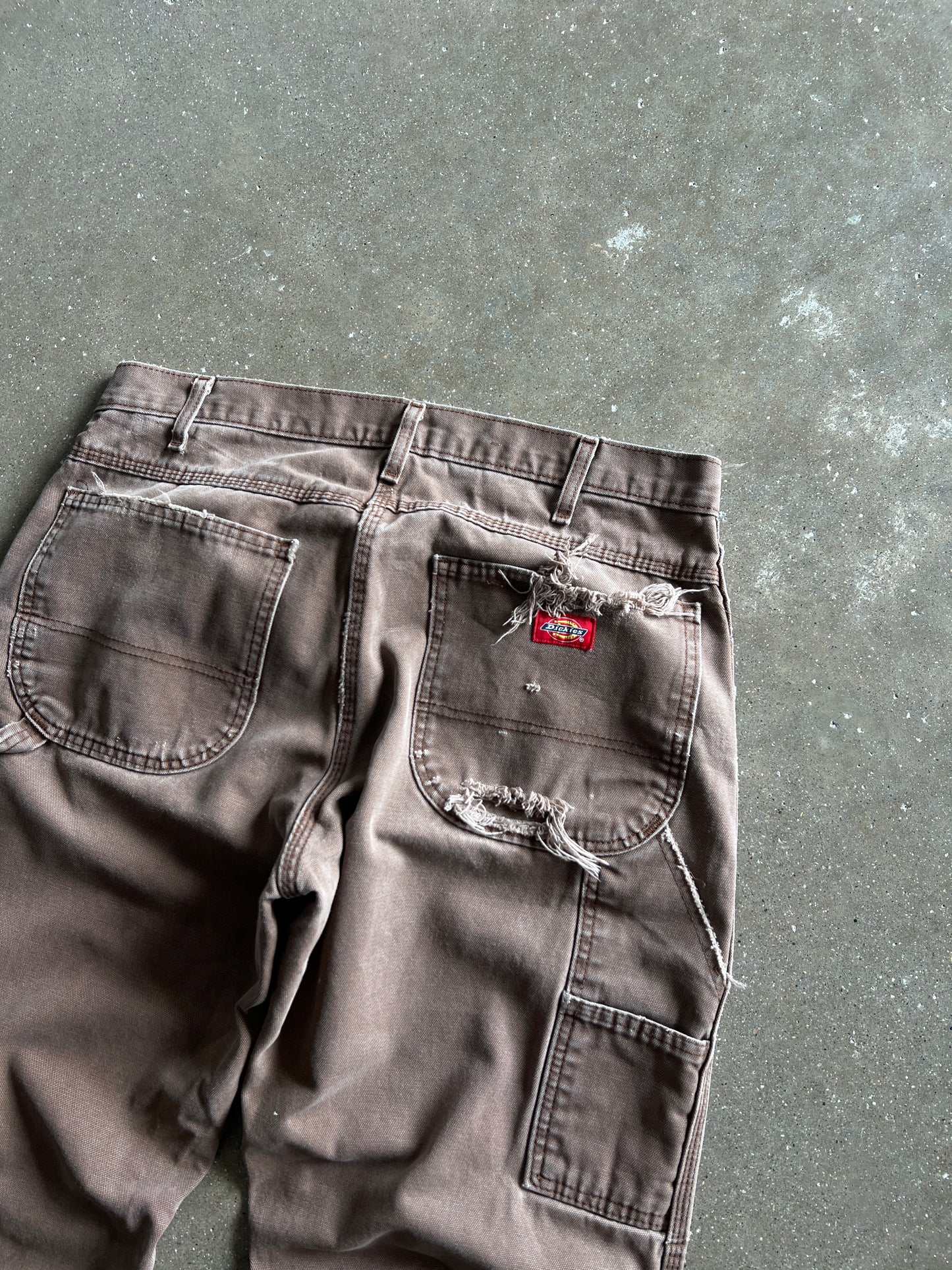 Vintage Distressed Brown Dickies Pants - 36x30
