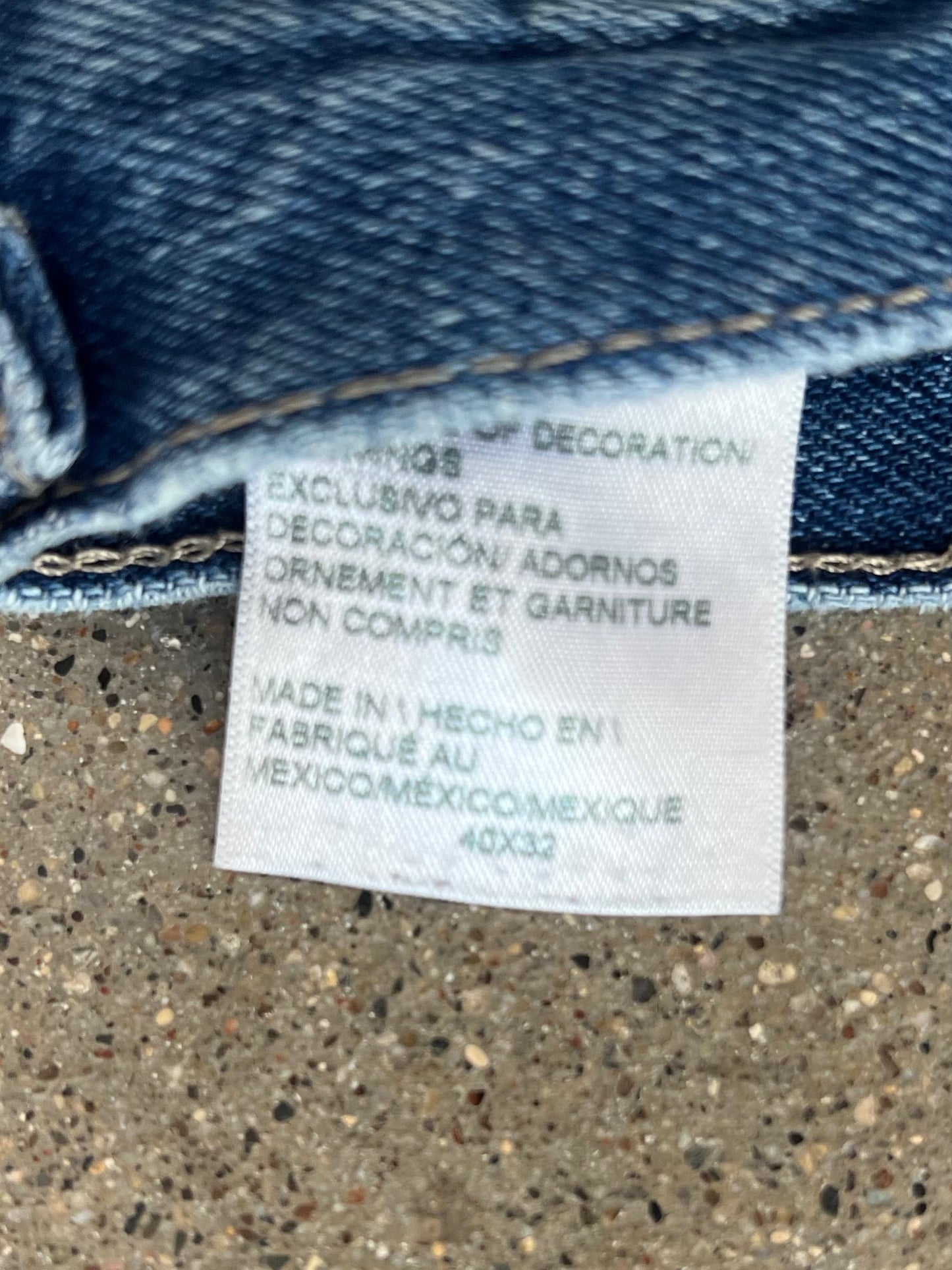 Vintage Denim Blue Dickie Pants - 40x32