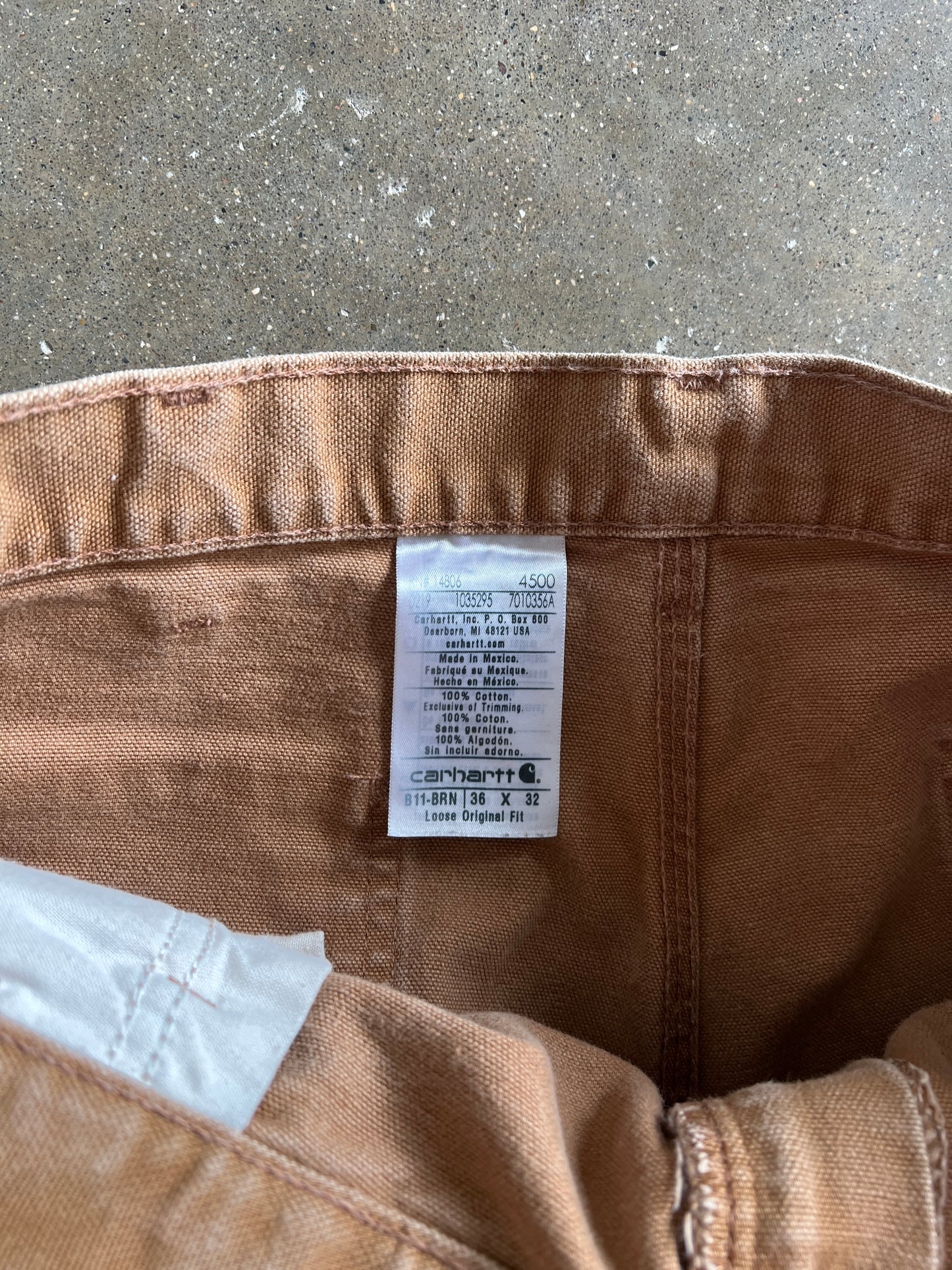 Vintage Canvas Tan Carhartt Pants - 36x32