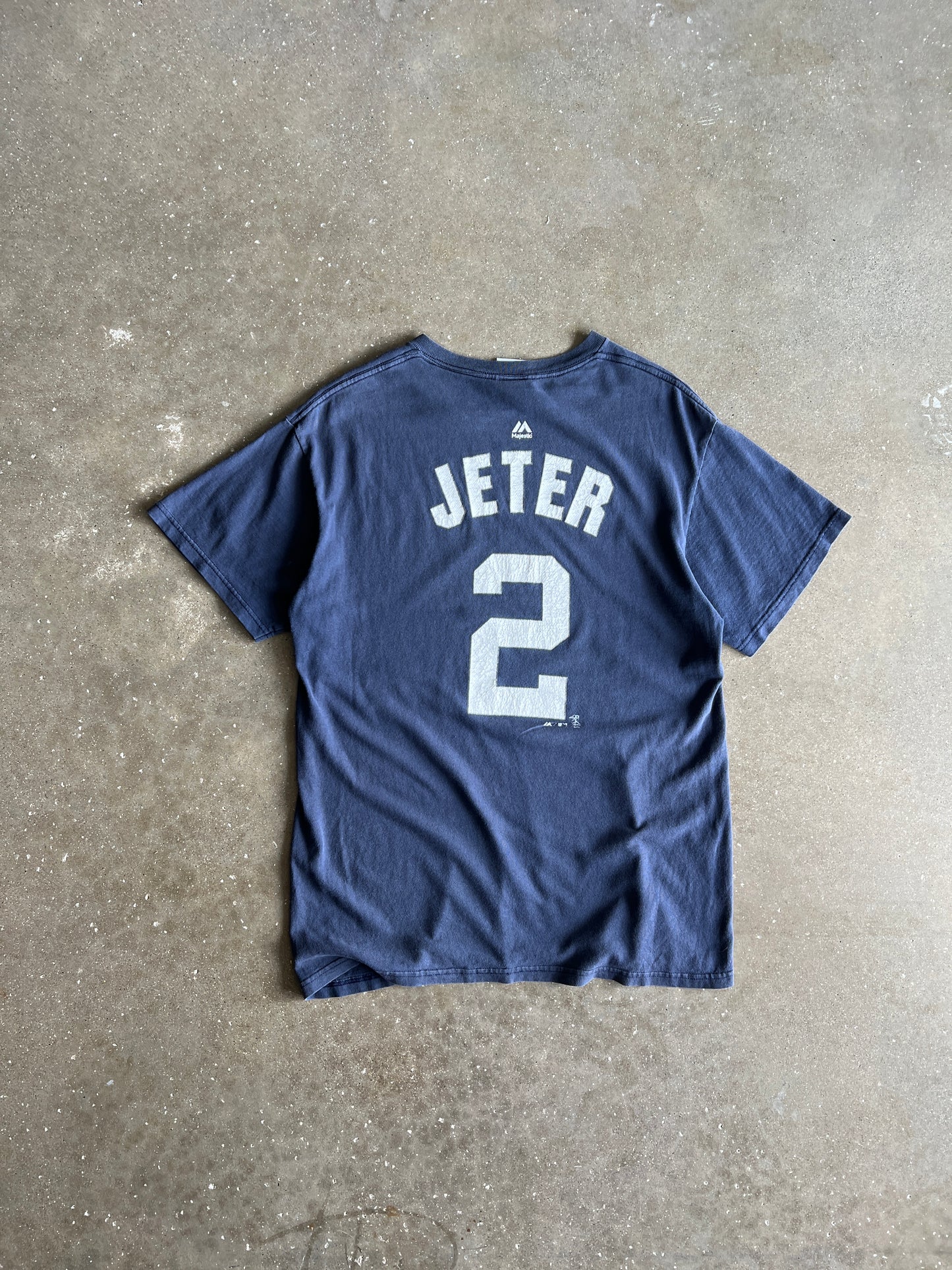 Vintage Faded Navy Yankees Shirt - L