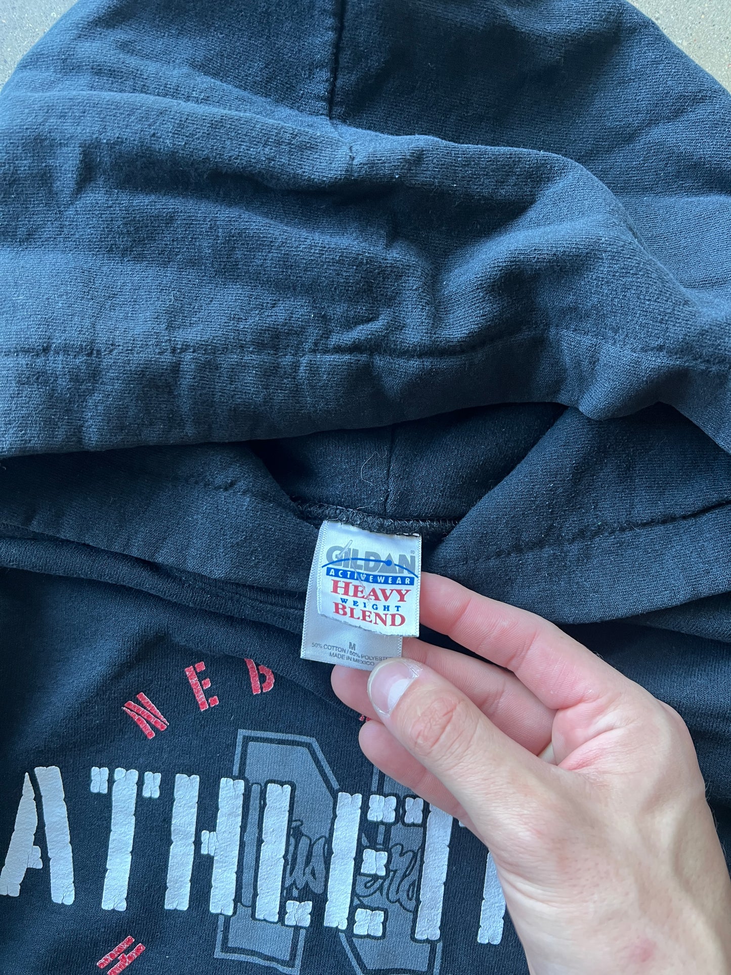 Vintage Black Nebraska Huskers Hoodie - M