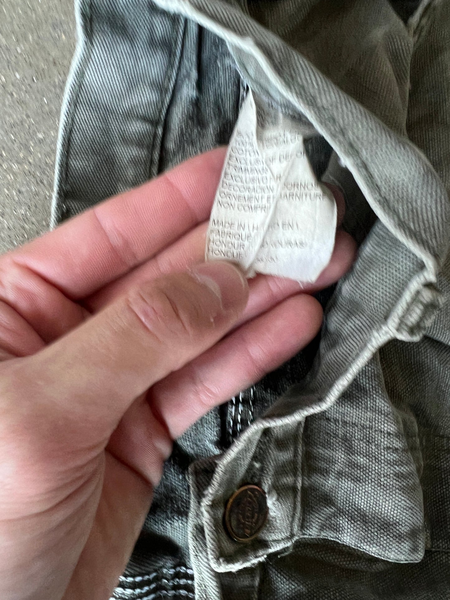 Vintage Faded Green Dickies Carpenter Pants - 34x30