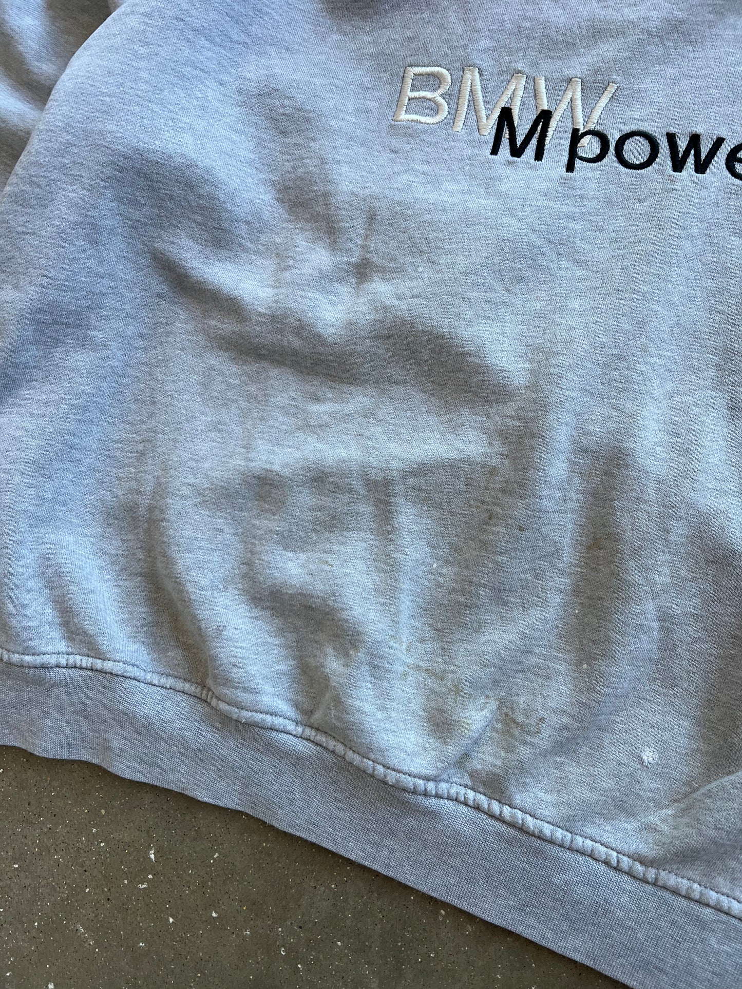 Vintage Grey BMW Power Crew - M