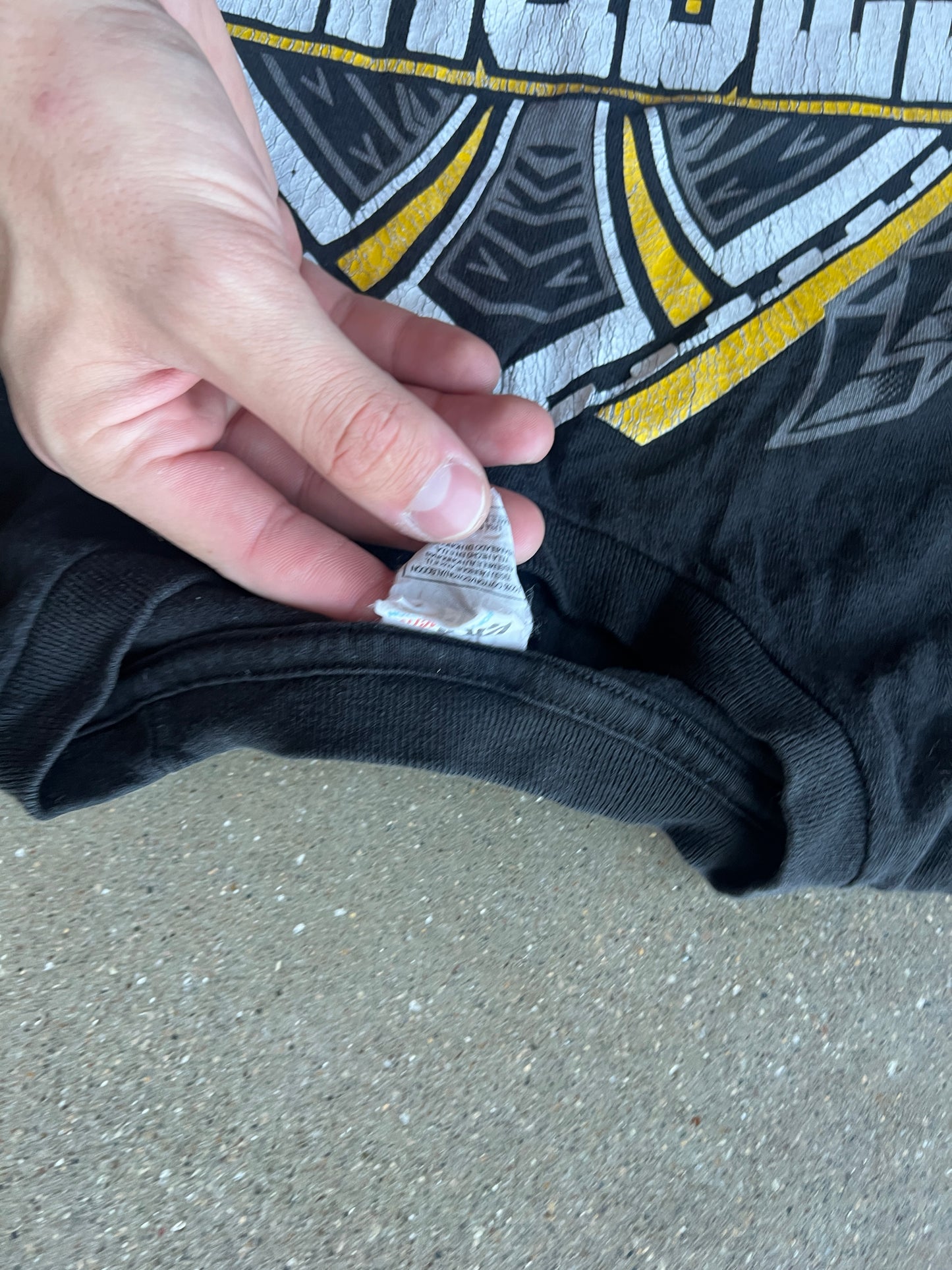 Vintage Black Pittsburgh Steelers Graphic Shirt - L