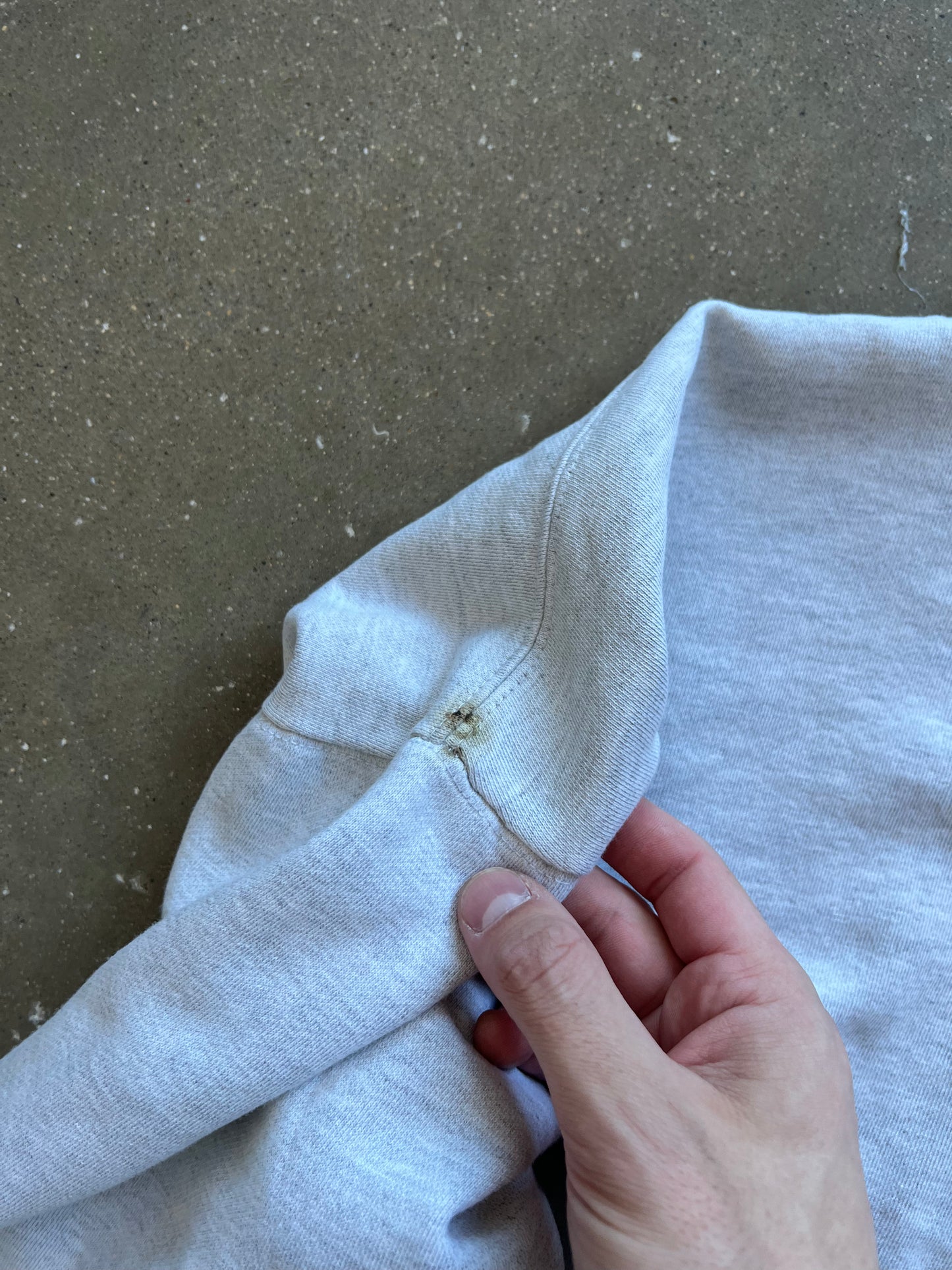 Vintage Chalk White Marlboro Crew - L