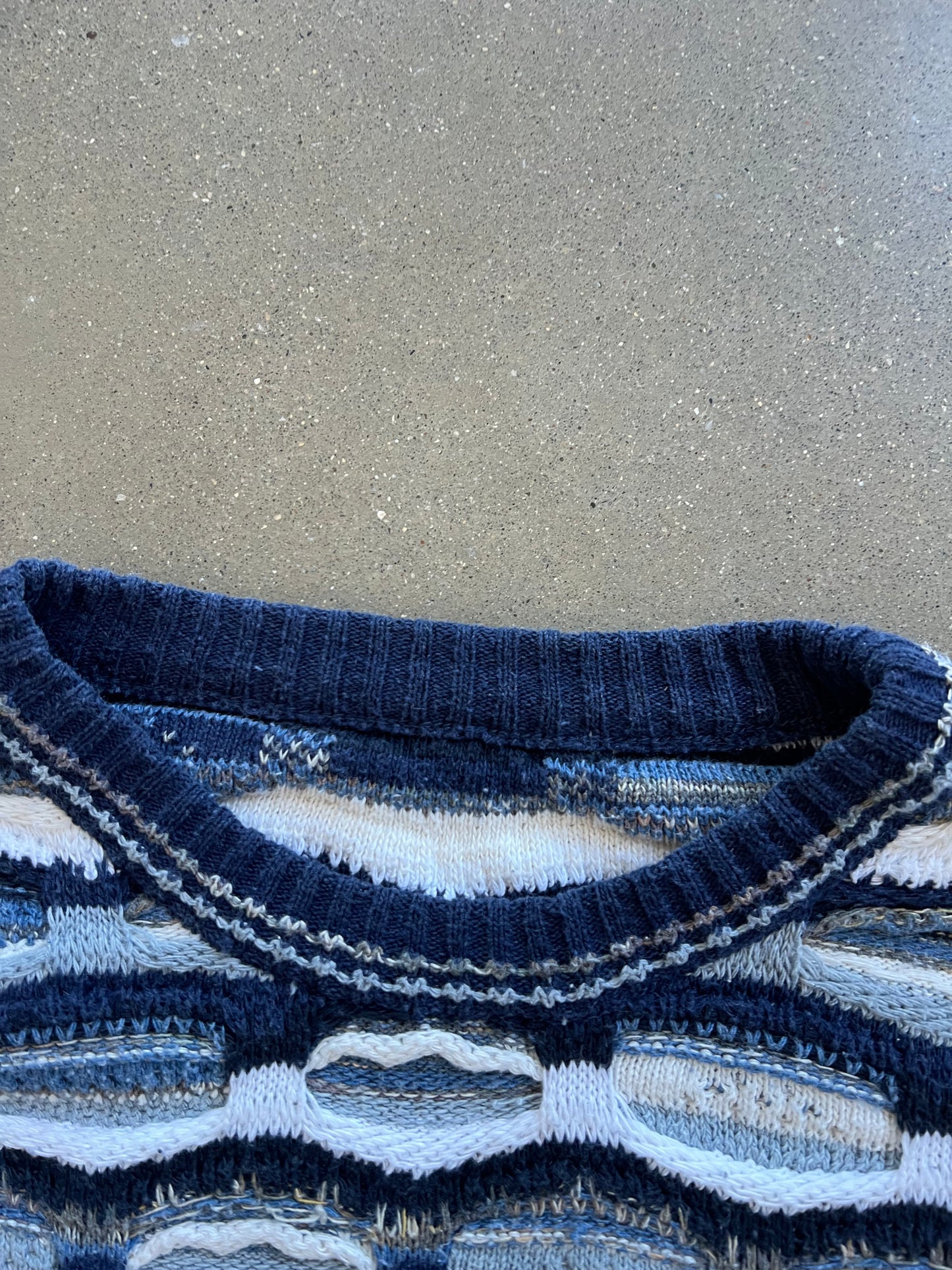 Vintage Sky Blue Tundra Sweater - XL
